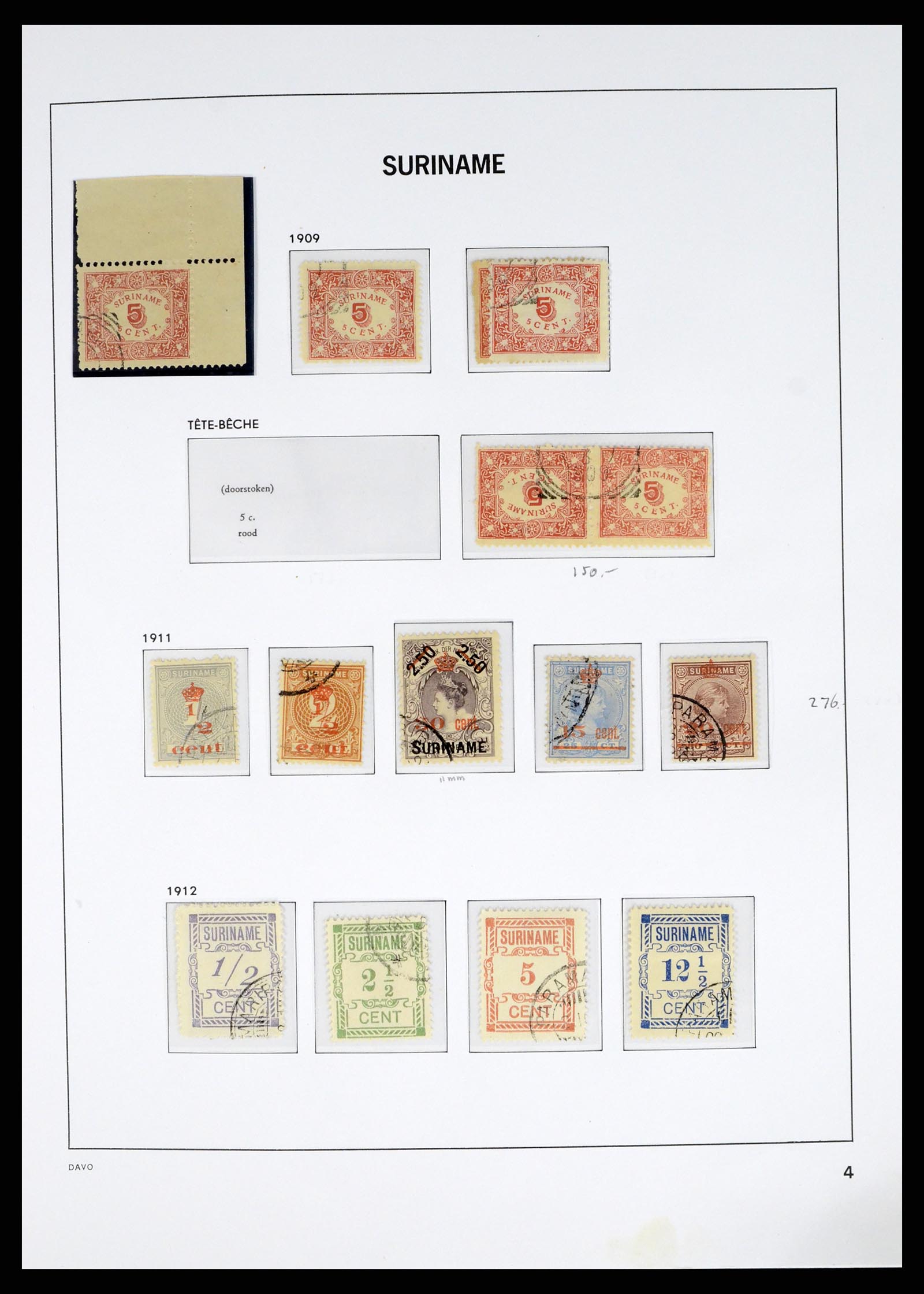 37685 014 - Postzegelverzameling 37685 Suriname 1873-1975.