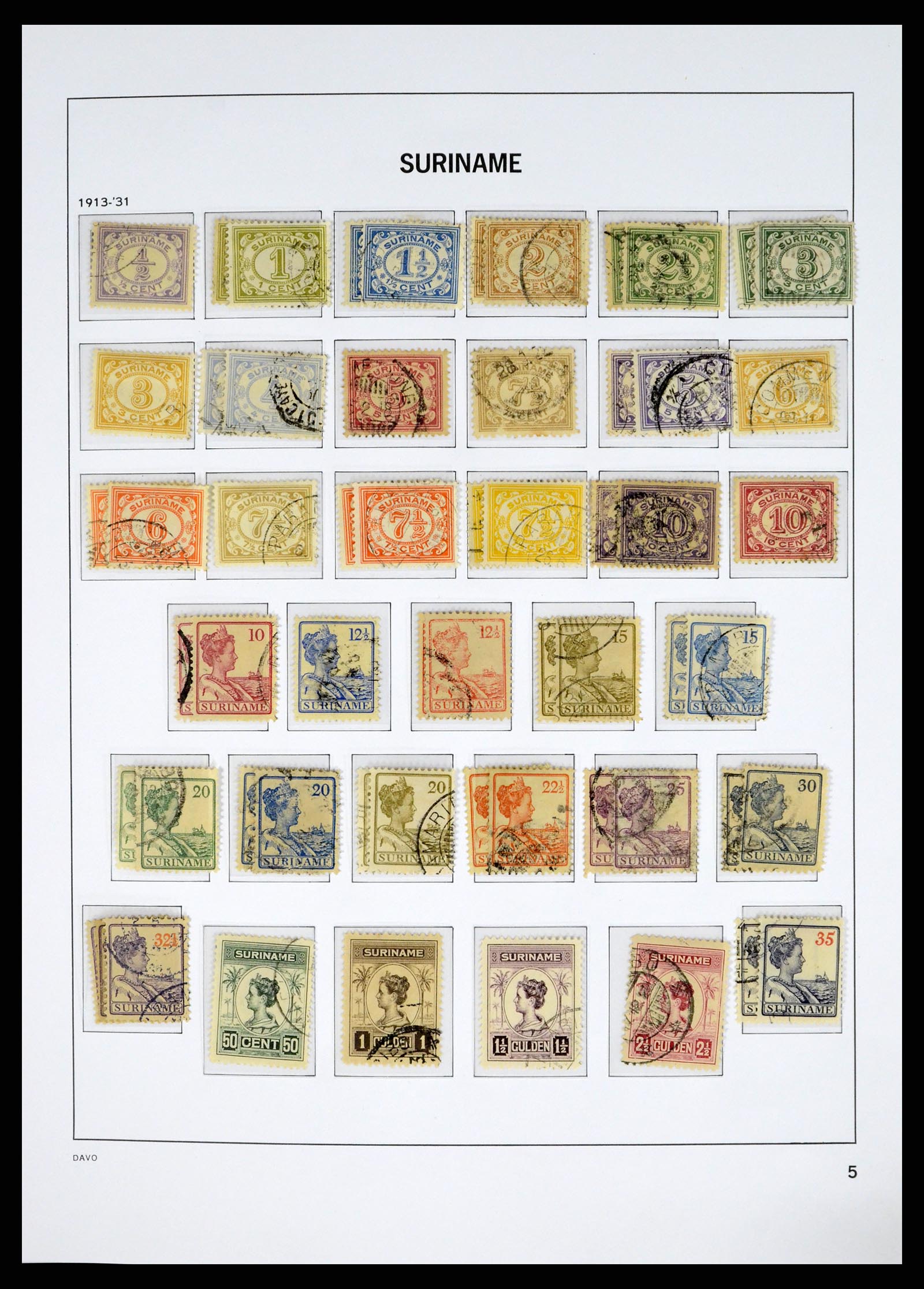 37685 016 - Stamp collection 37685 Suriname 1873-1975.