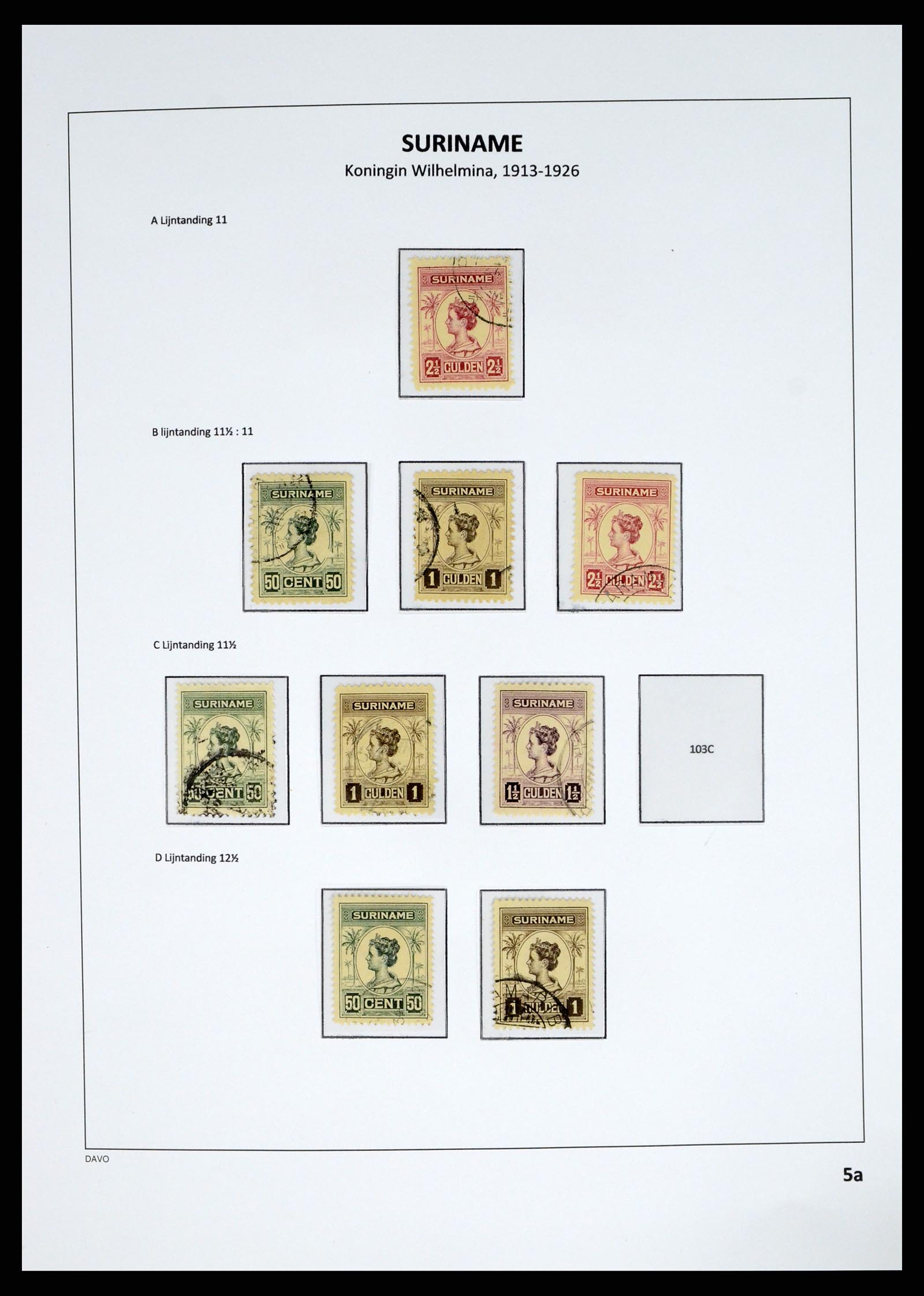 37685 017 - Postzegelverzameling 37685 Suriname 1873-1975.