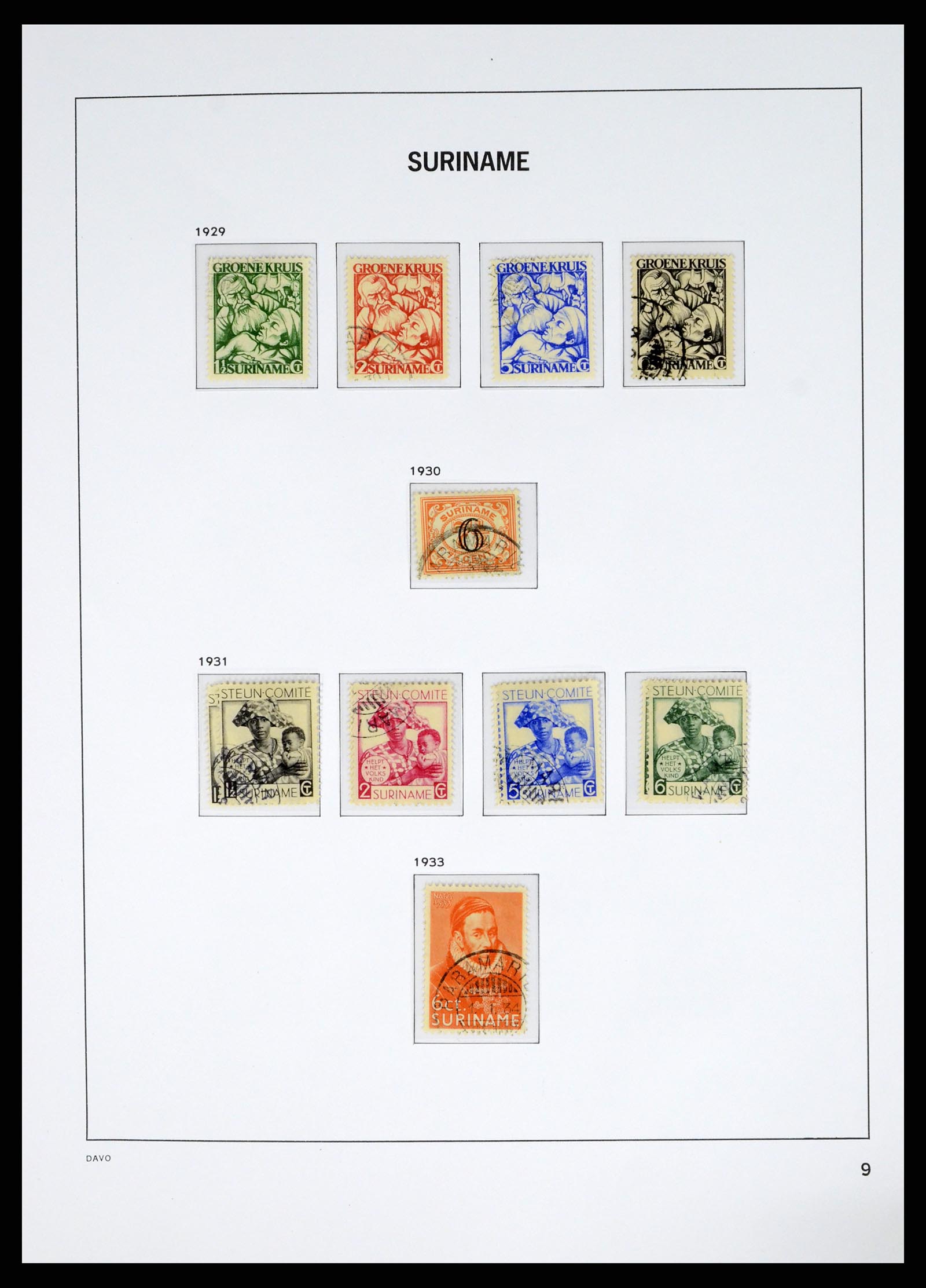 37685 023 - Postzegelverzameling 37685 Suriname 1873-1975.