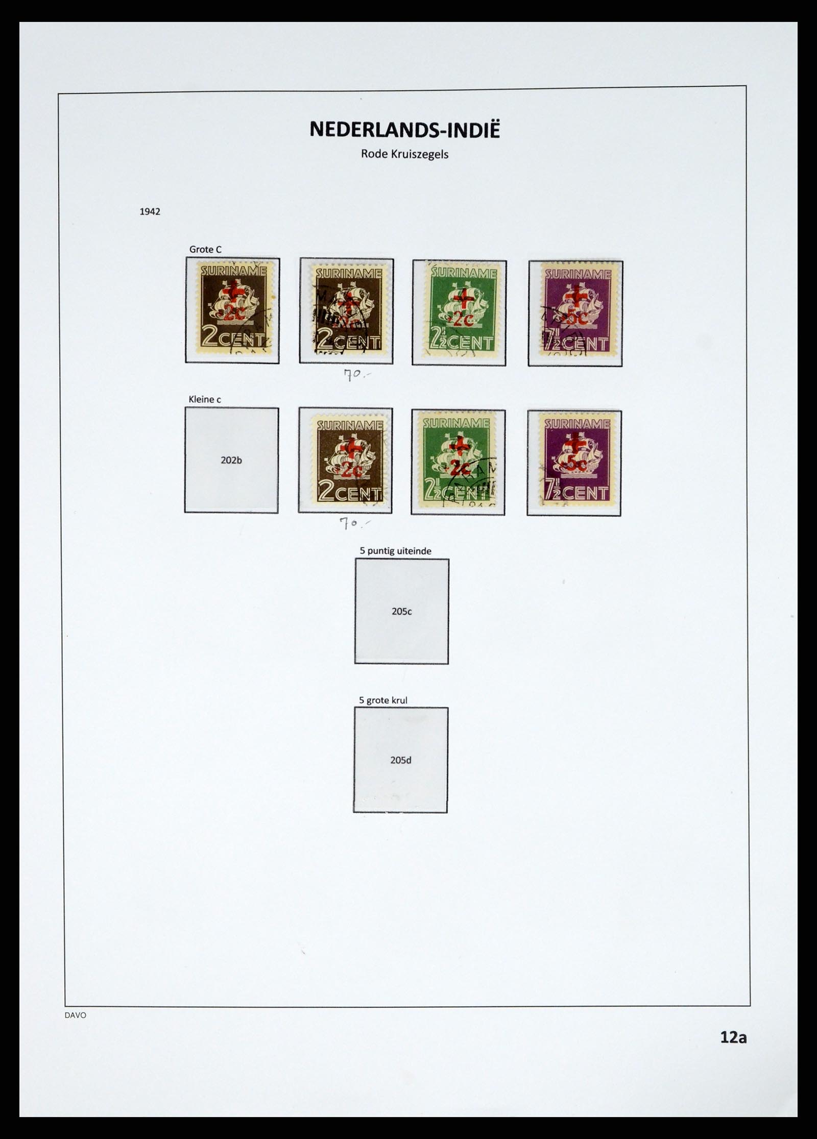 37685 028 - Postzegelverzameling 37685 Suriname 1873-1975.