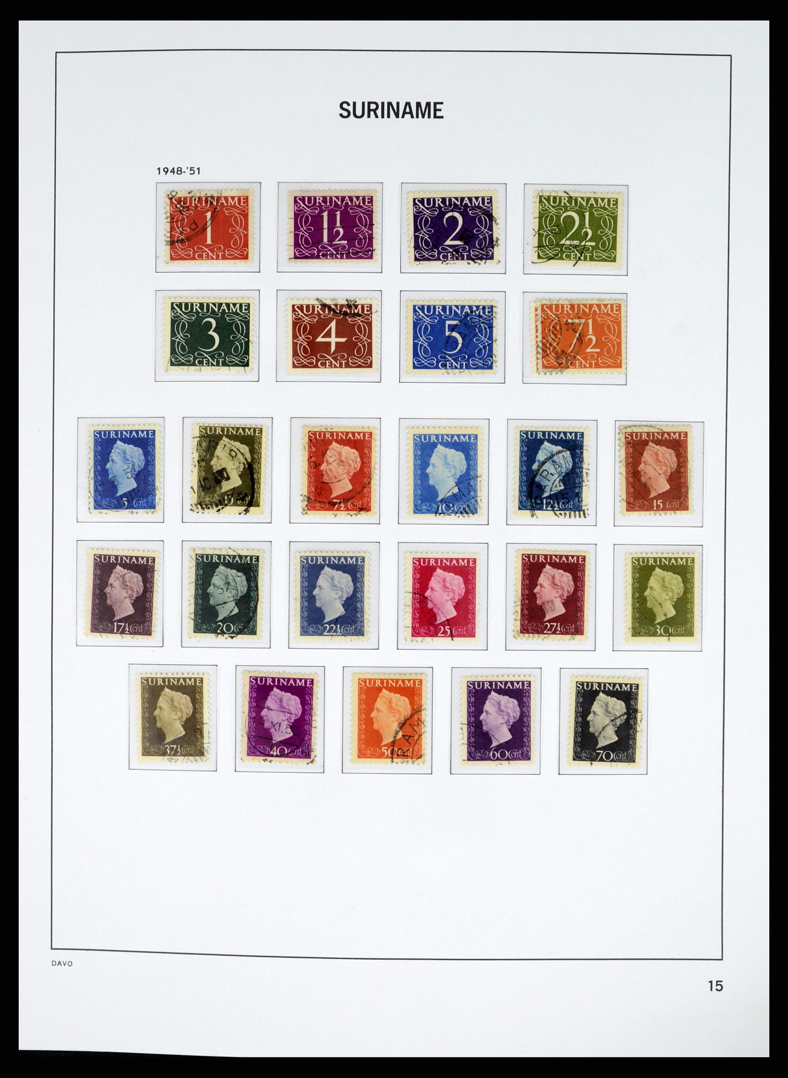 37685 031 - Postzegelverzameling 37685 Suriname 1873-1975.