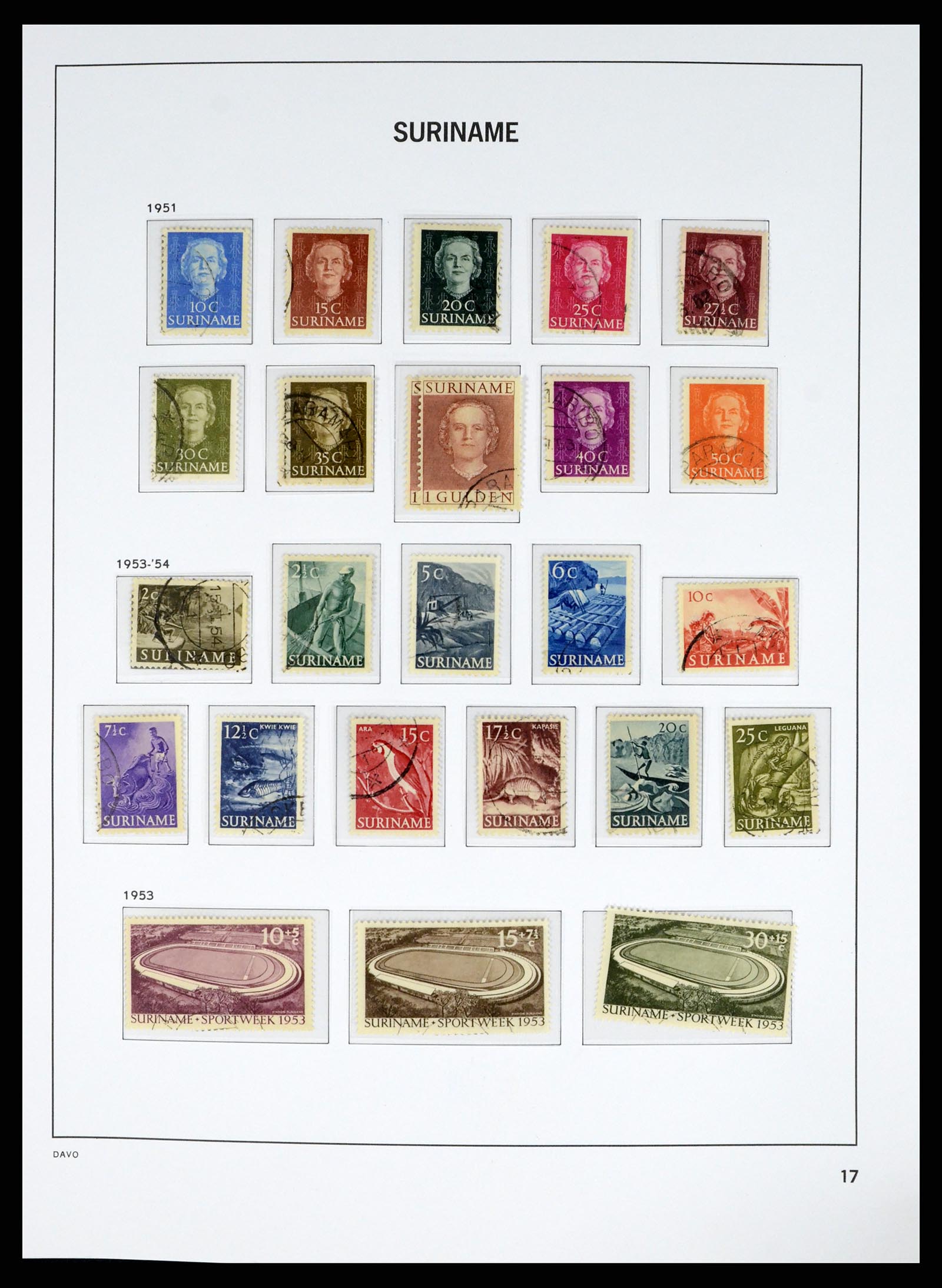 37685 033 - Postzegelverzameling 37685 Suriname 1873-1975.