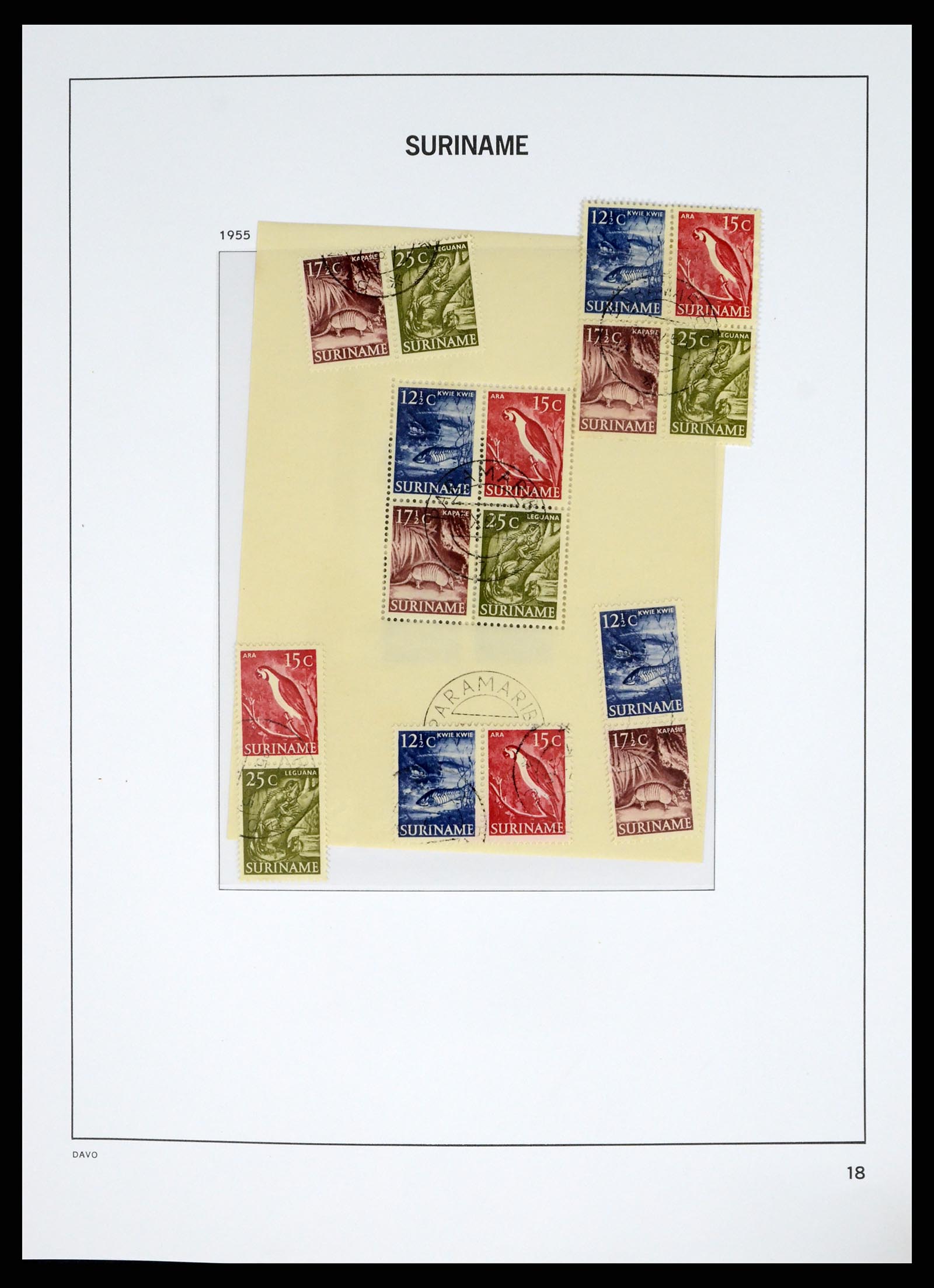 37685 034 - Postzegelverzameling 37685 Suriname 1873-1975.