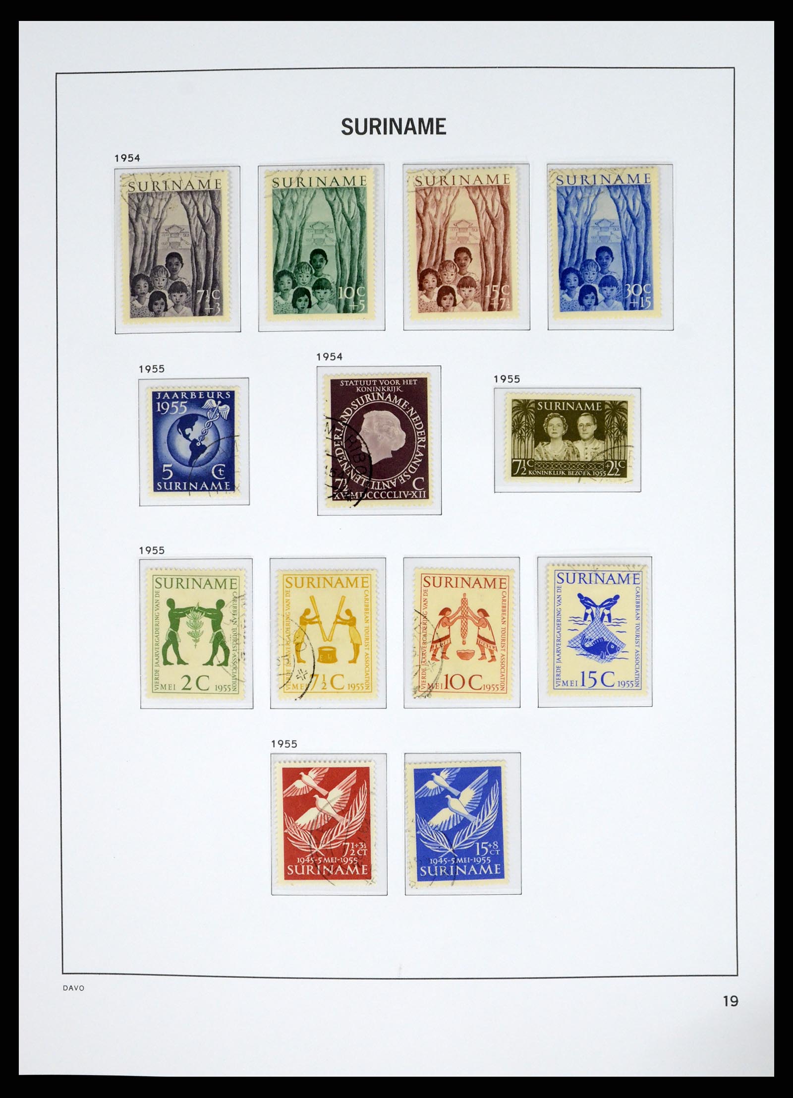 37685 035 - Postzegelverzameling 37685 Suriname 1873-1975.
