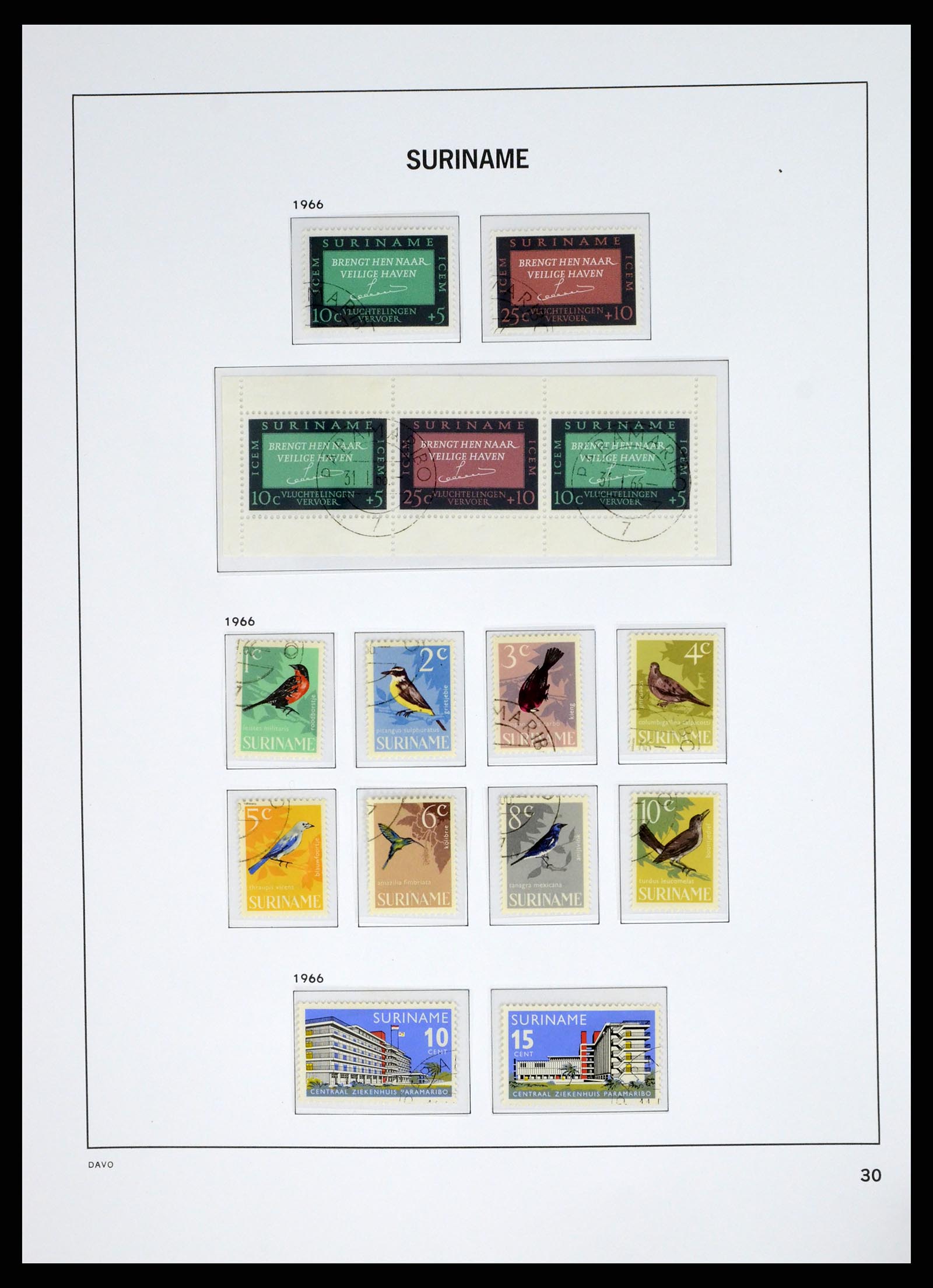 37685 047 - Postzegelverzameling 37685 Suriname 1873-1975.