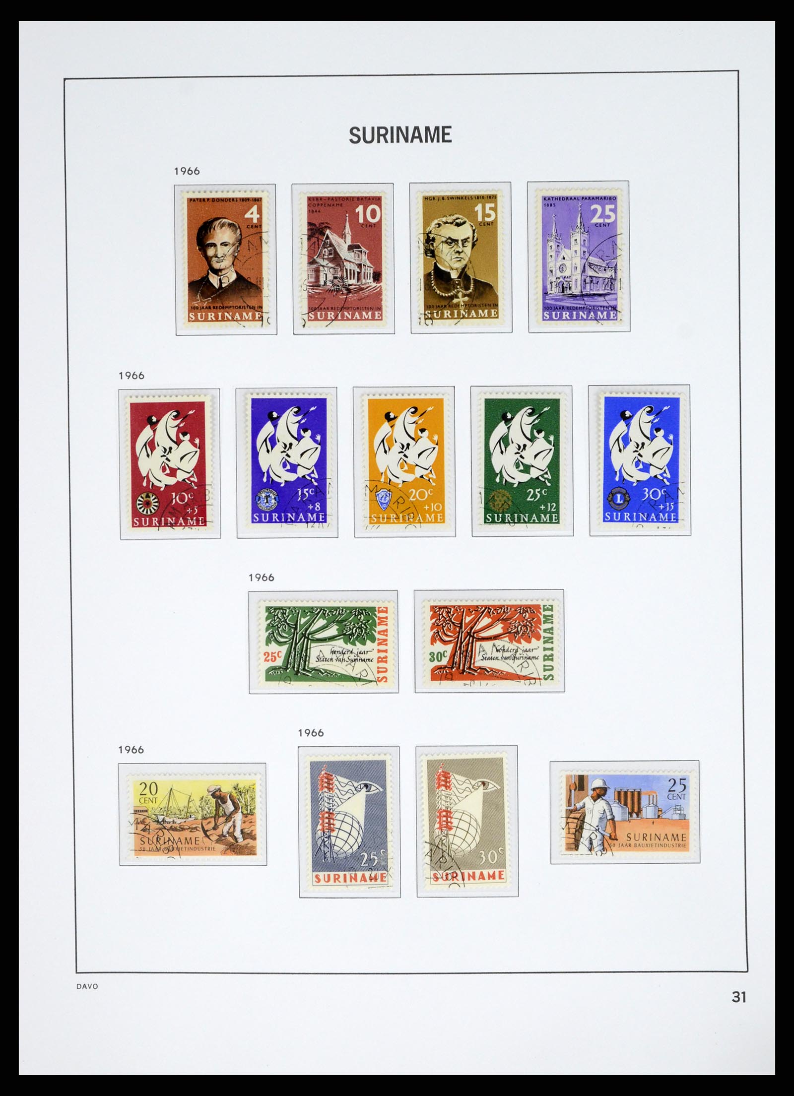37685 048 - Postzegelverzameling 37685 Suriname 1873-1975.