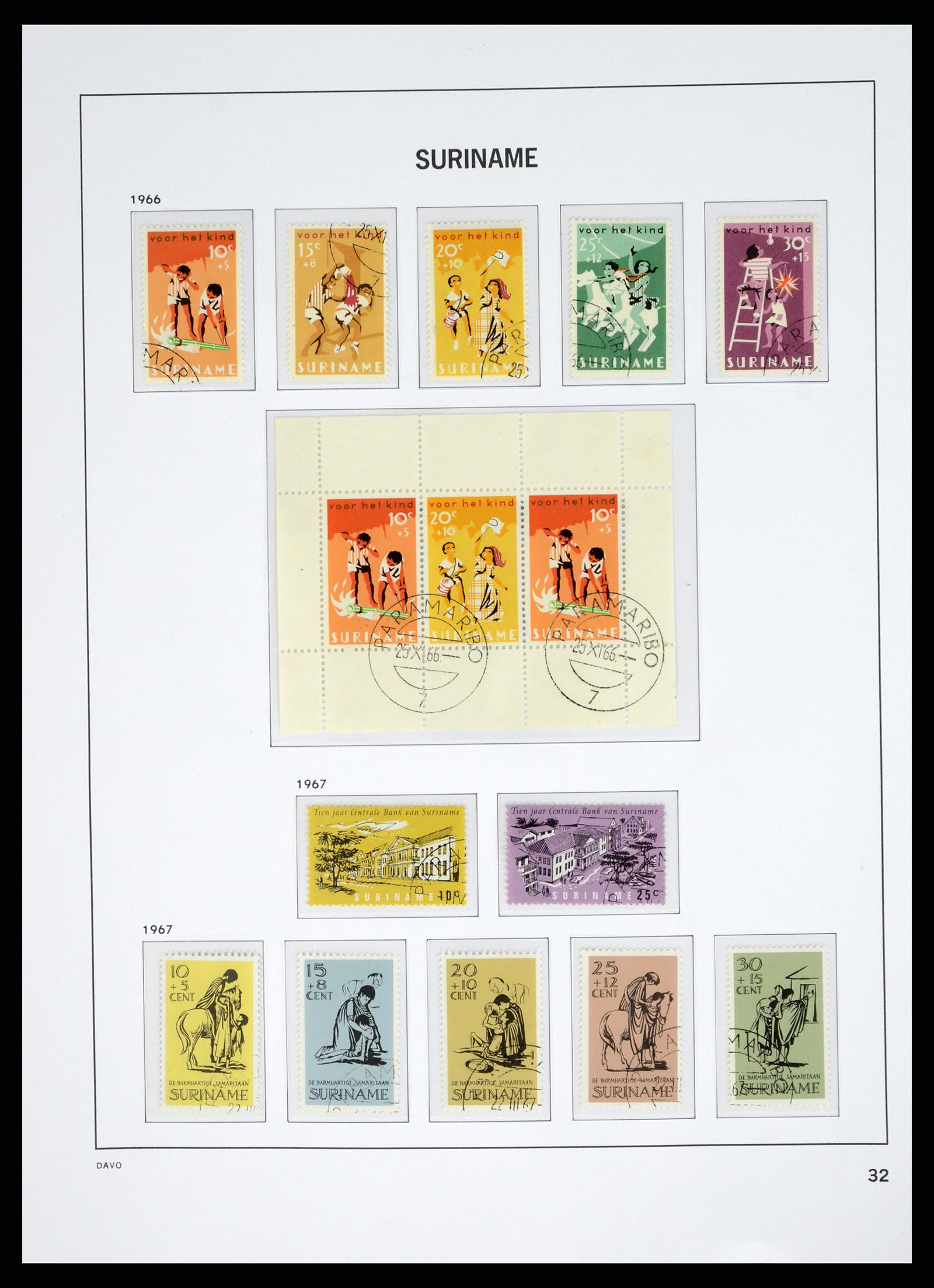 37685 049 - Postzegelverzameling 37685 Suriname 1873-1975.