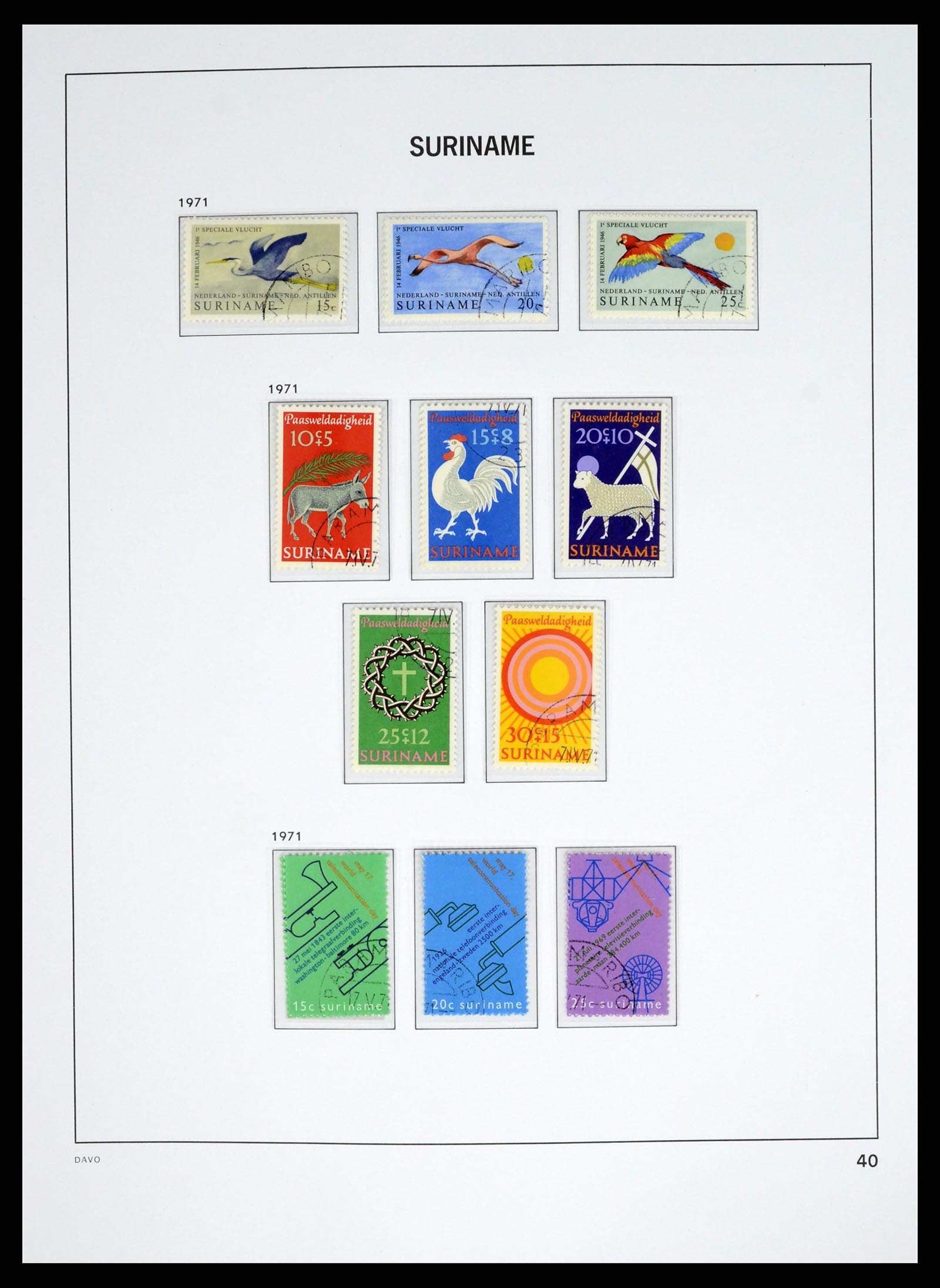 37685 057 - Postzegelverzameling 37685 Suriname 1873-1975.