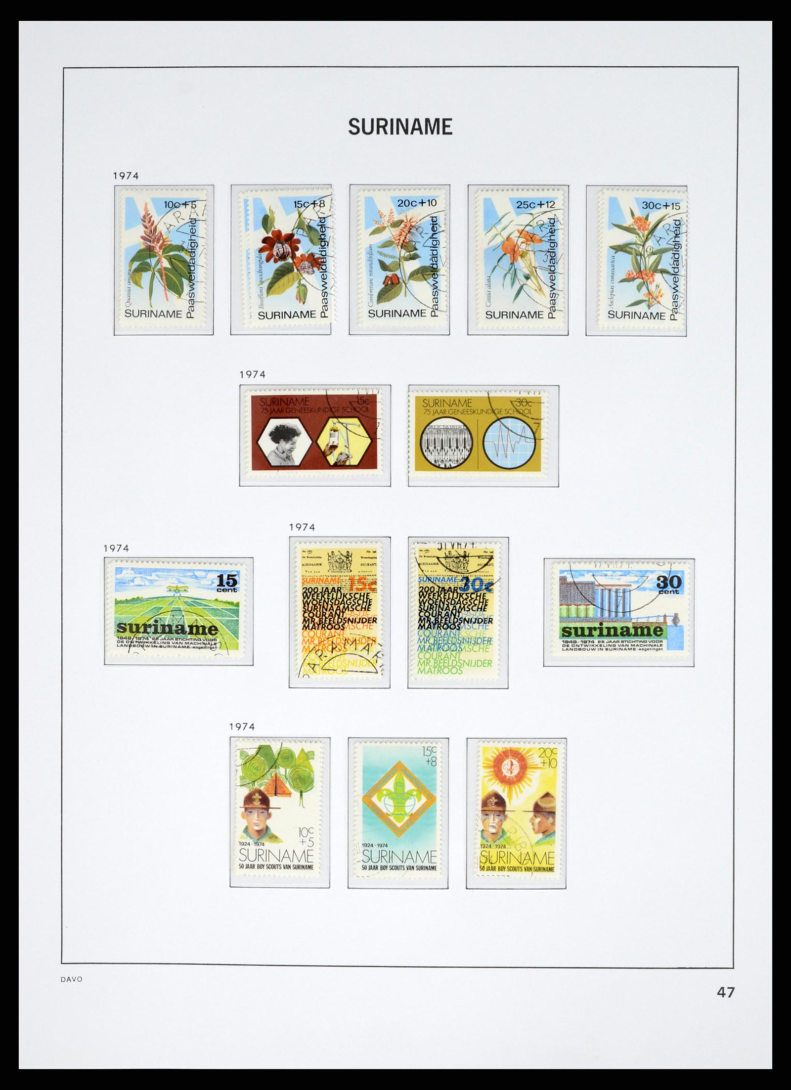 37685 064 - Postzegelverzameling 37685 Suriname 1873-1975.