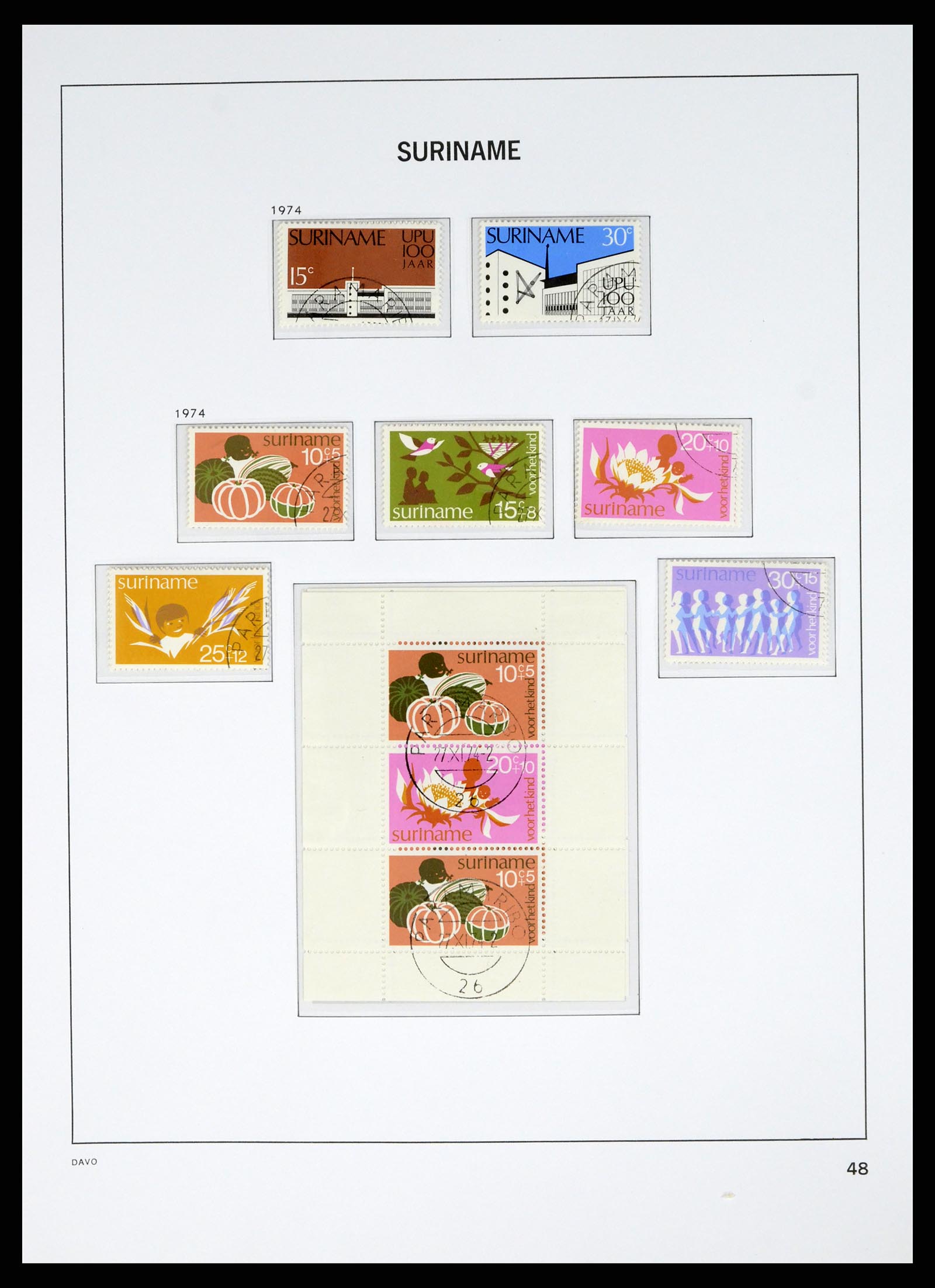 37685 065 - Postzegelverzameling 37685 Suriname 1873-1975.
