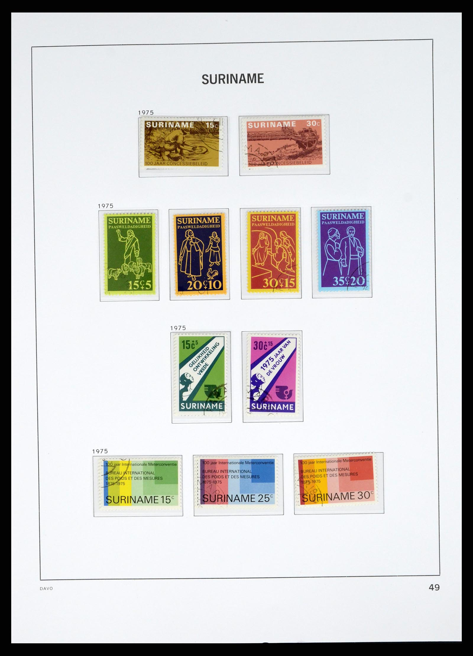 37685 066 - Postzegelverzameling 37685 Suriname 1873-1975.
