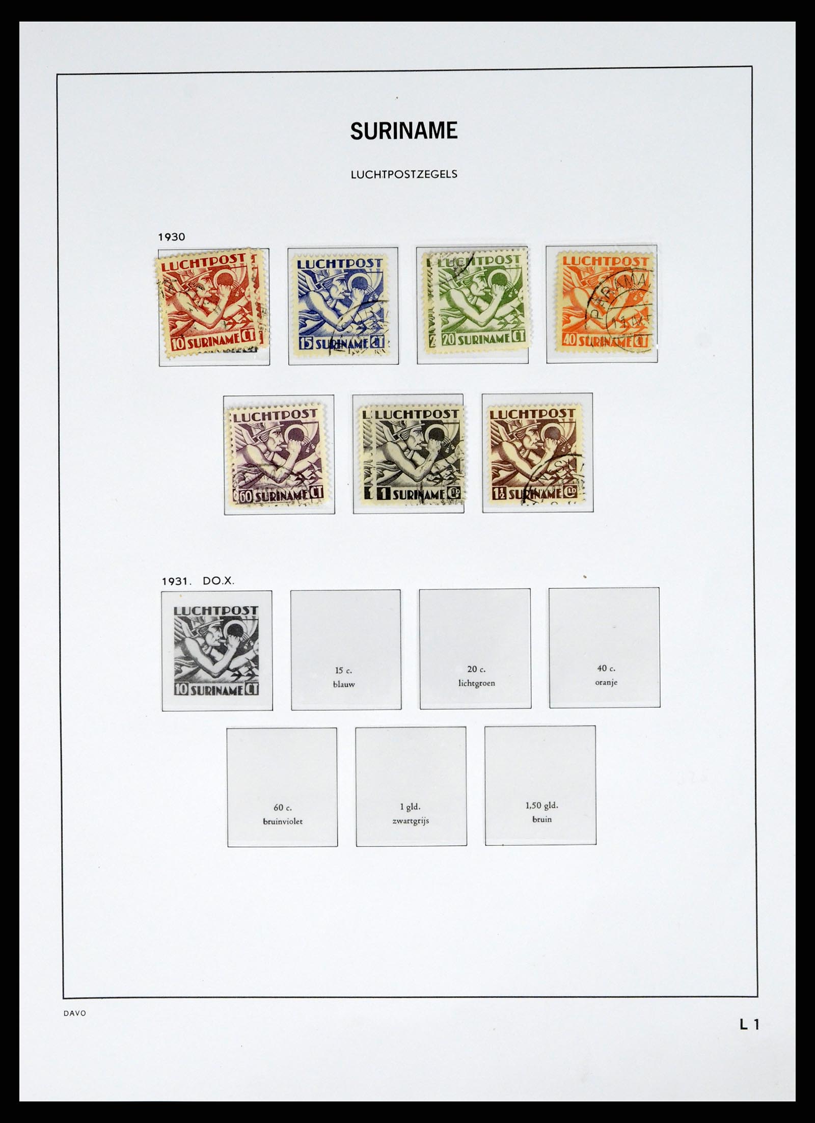 37685 068 - Postzegelverzameling 37685 Suriname 1873-1975.