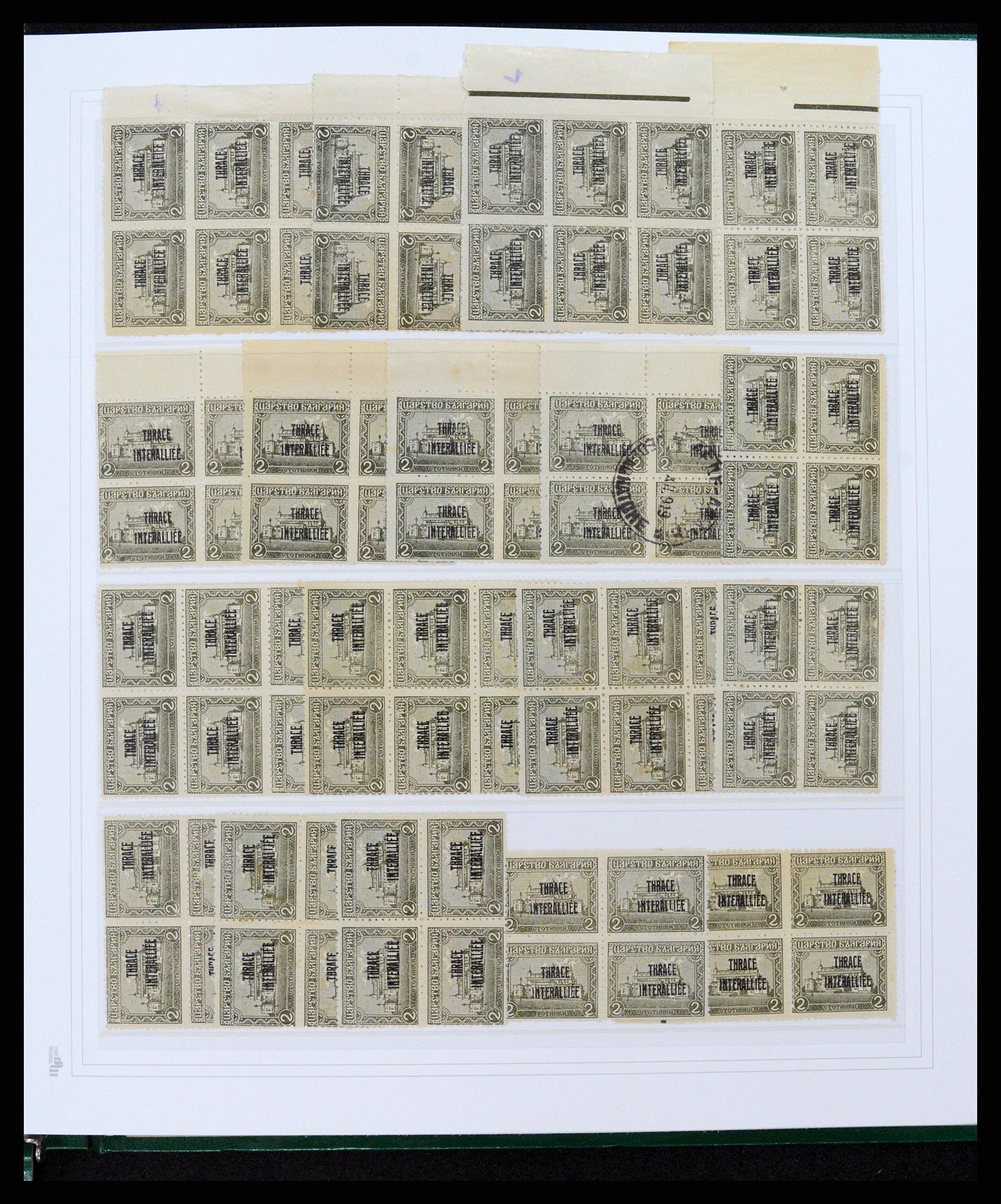 37686 009 - Postzegelverzameling 37686 Thracië 1919-1920.