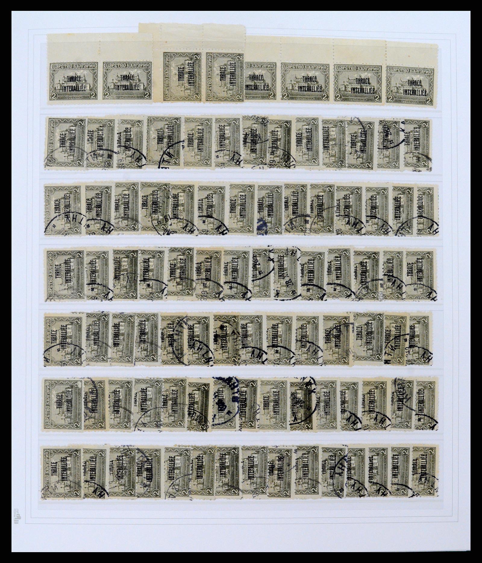 37686 011 - Postzegelverzameling 37686 Thracië 1919-1920.