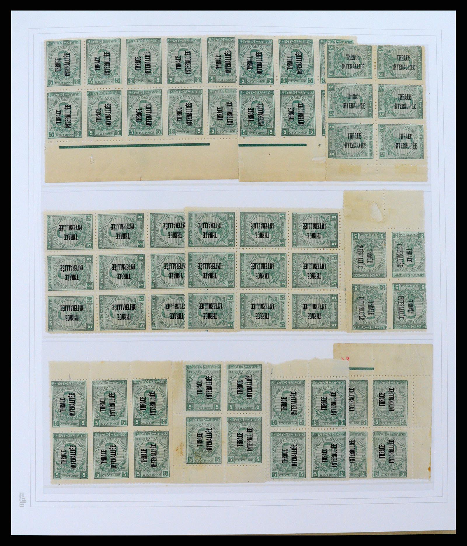 37686 013 - Postzegelverzameling 37686 Thracië 1919-1920.