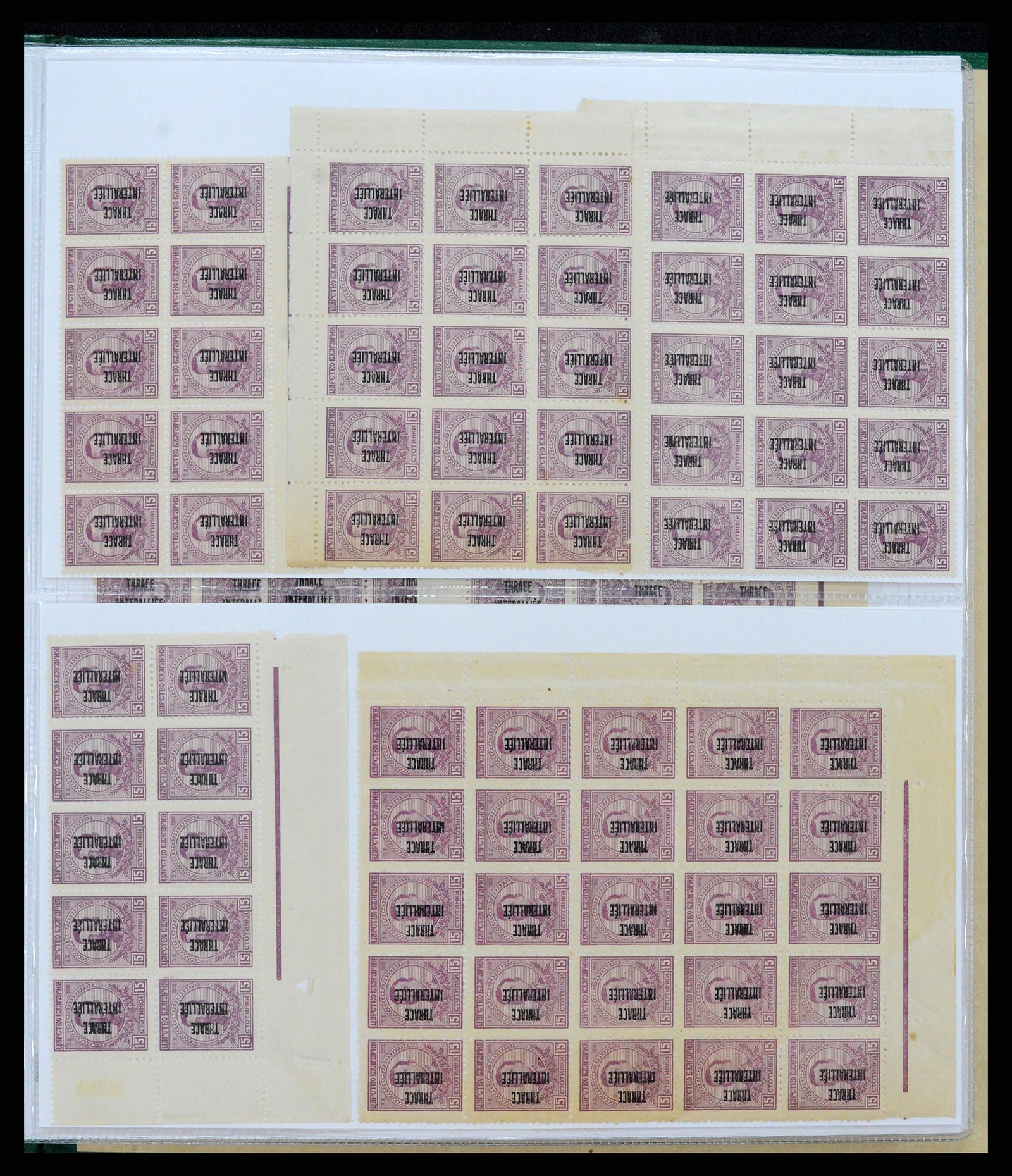 37686 026 - Postzegelverzameling 37686 Thracië 1919-1920.