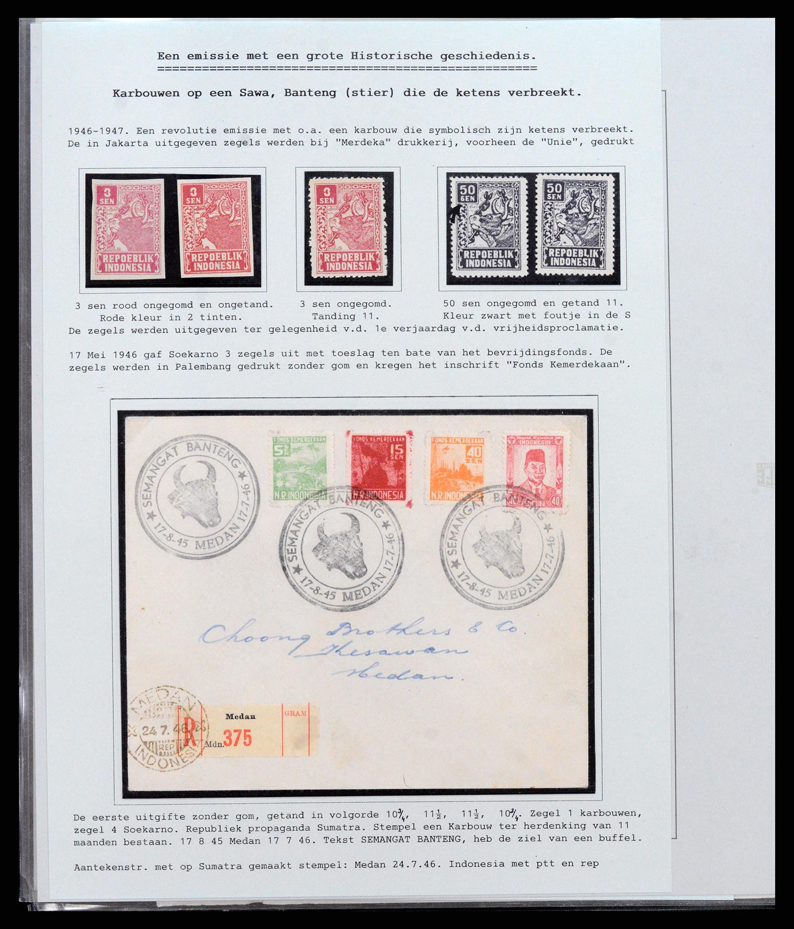 37689 003 - Postzegelverzameling 37689 Japanse bezetting Nederlands Indië en inte