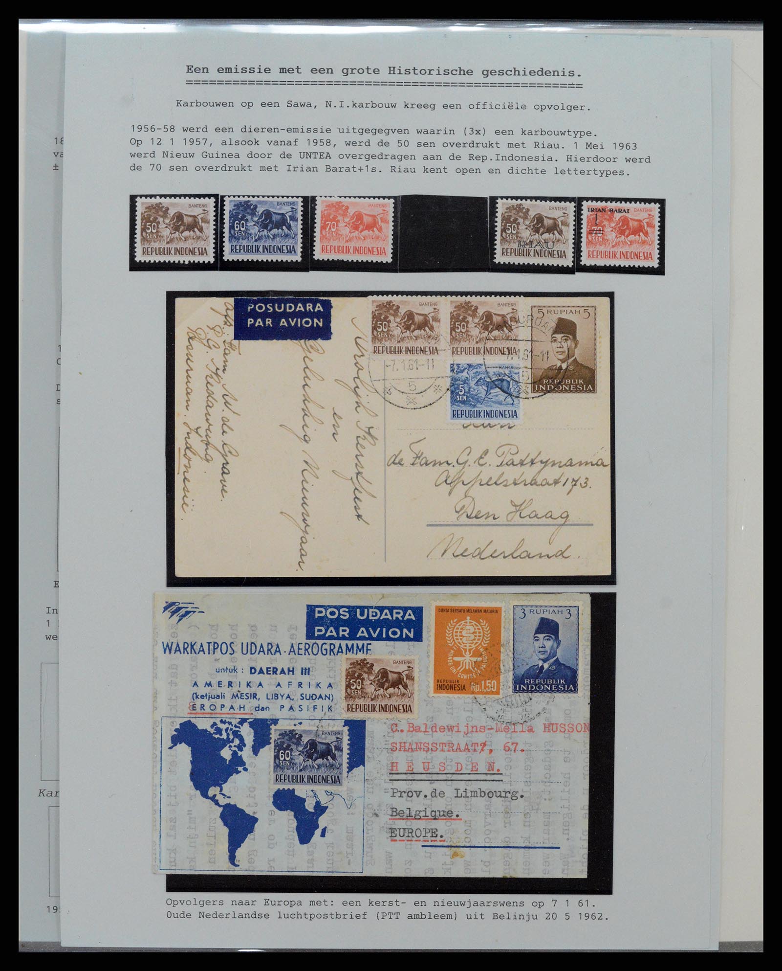 37689 034 - Stamp collection 37689 Japanese occupation Dutch East Indies and interim