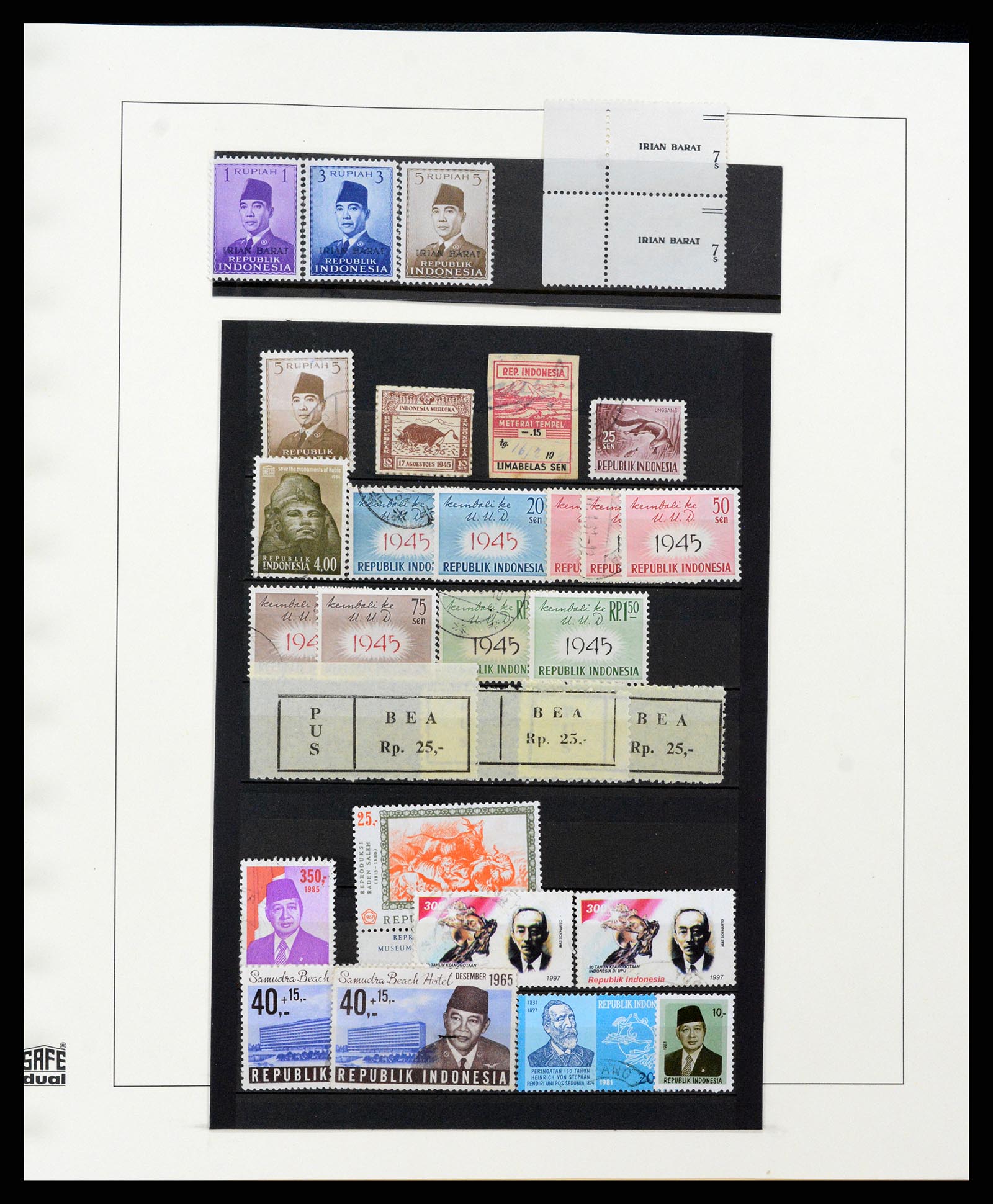 37689 050 - Stamp collection 37689 Japanese occupation Dutch East Indies and interim