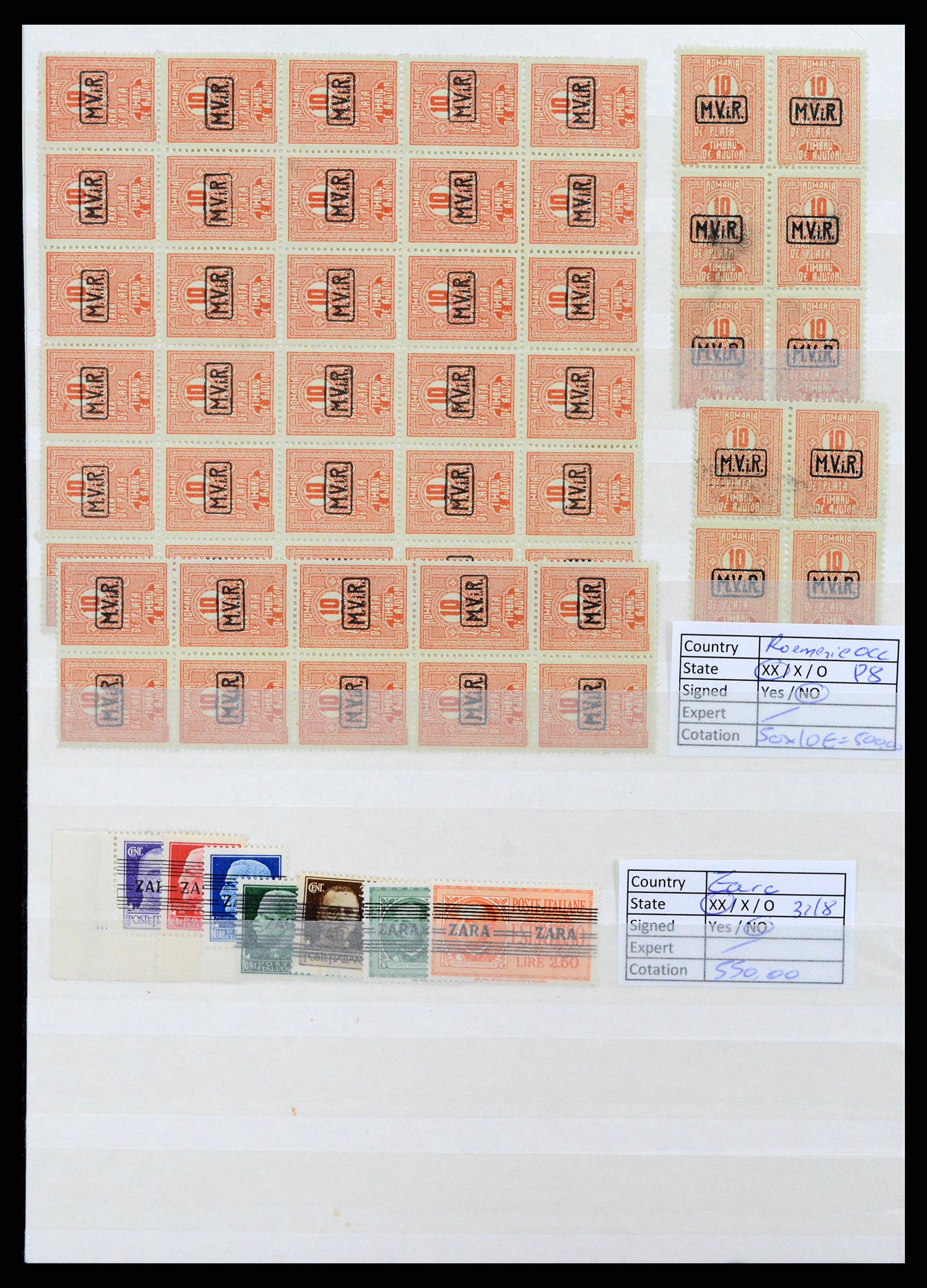 37690 010 - Postzegelverzameling 37690 Duitse bezetting 2e wereldoorlog 1939-1945