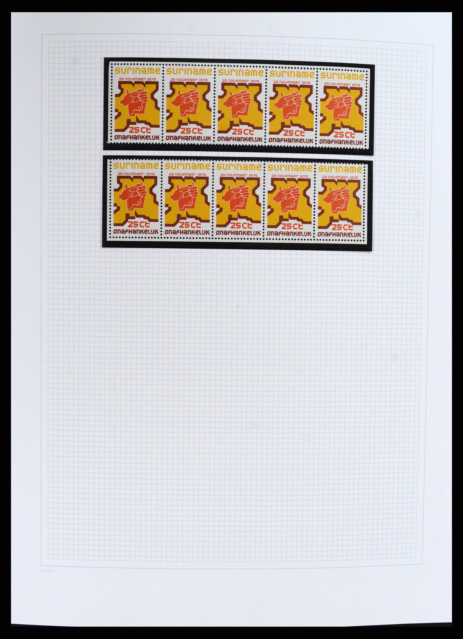 37691 010 - Postzegelverzameling 37691 Suriname 1975-2012.