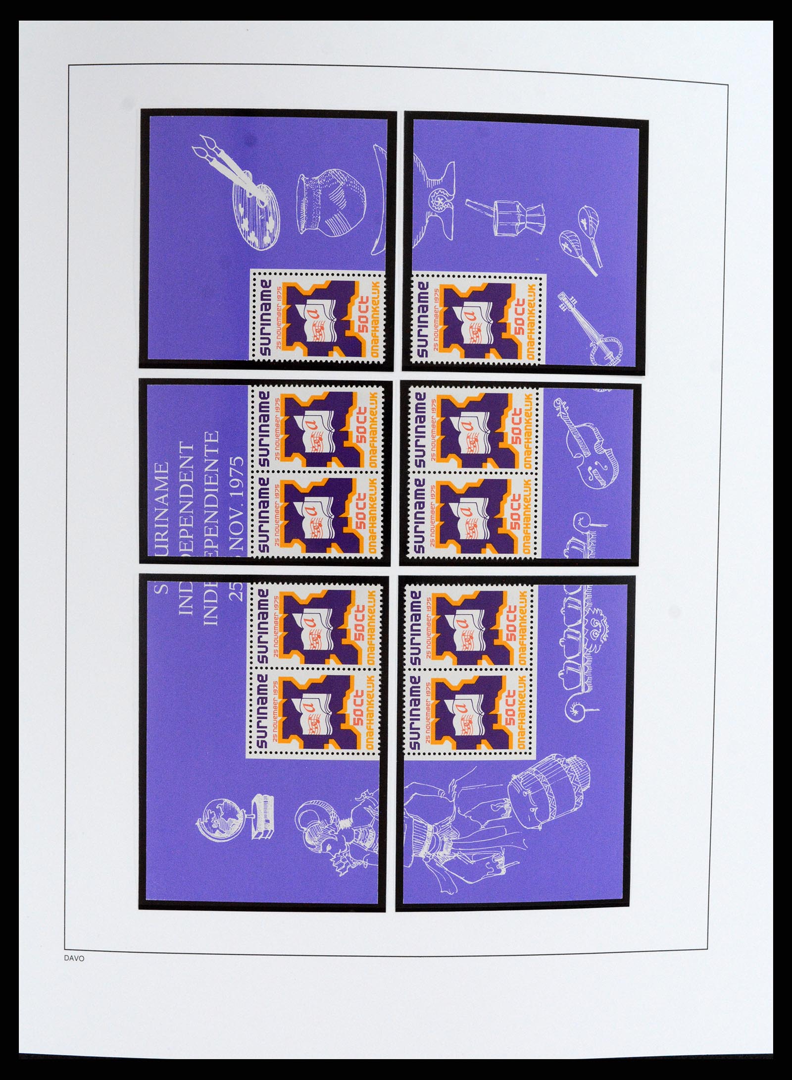 37691 016 - Postzegelverzameling 37691 Suriname 1975-2012.