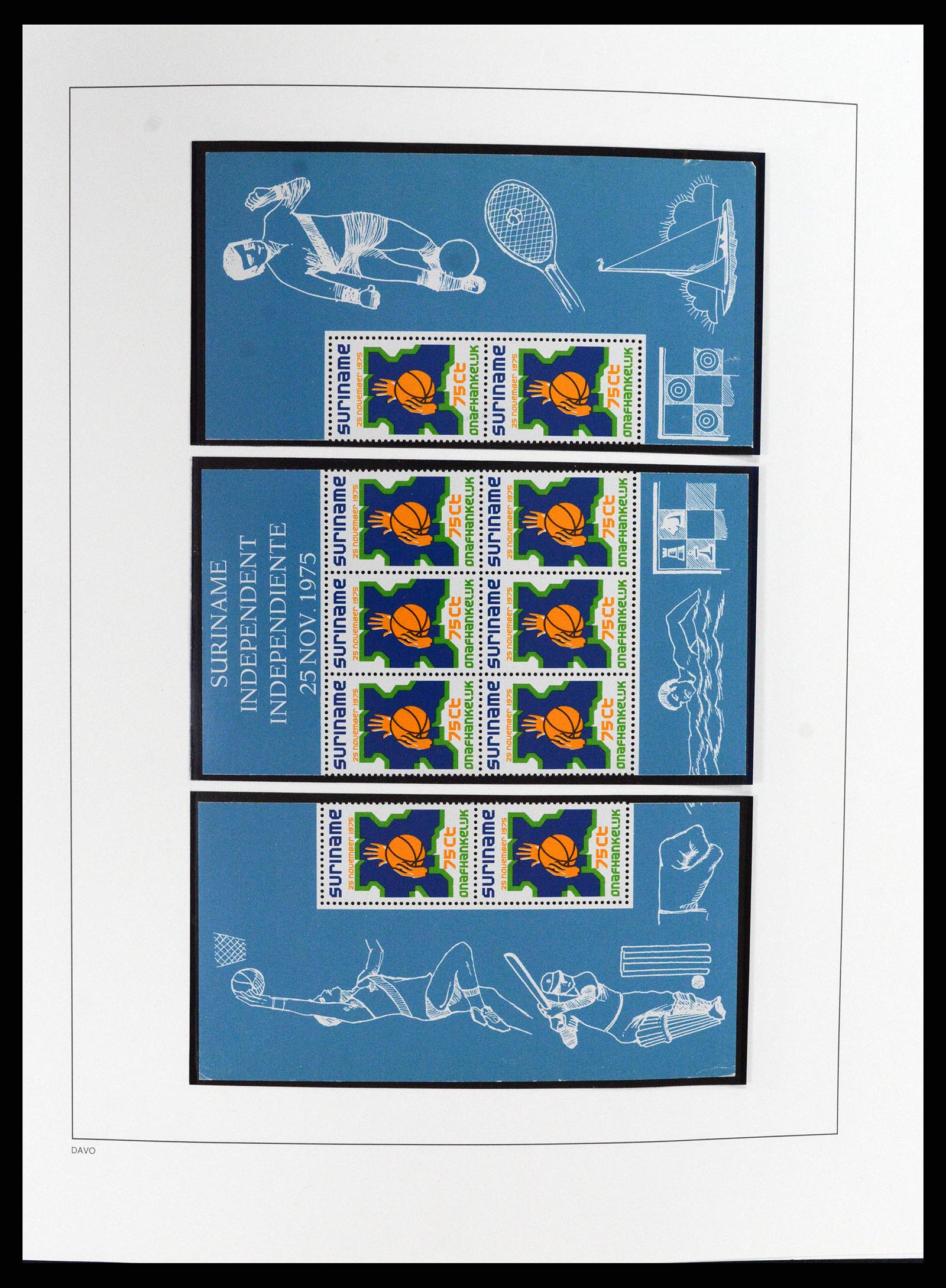 37691 020 - Postzegelverzameling 37691 Suriname 1975-2012.