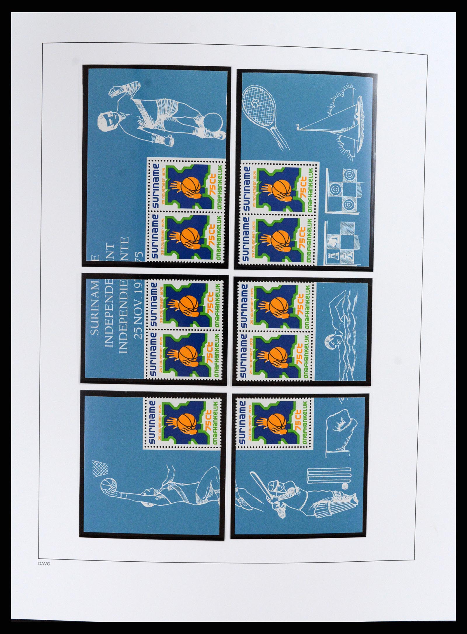 37691 025 - Stamp collection 37691 Suriname 1975-2012.