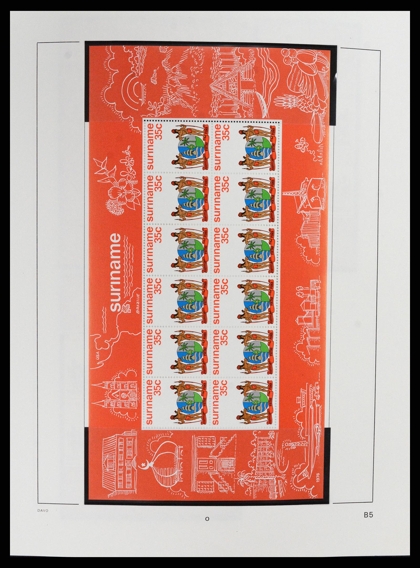 37691 035 - Stamp collection 37691 Suriname 1975-2012.