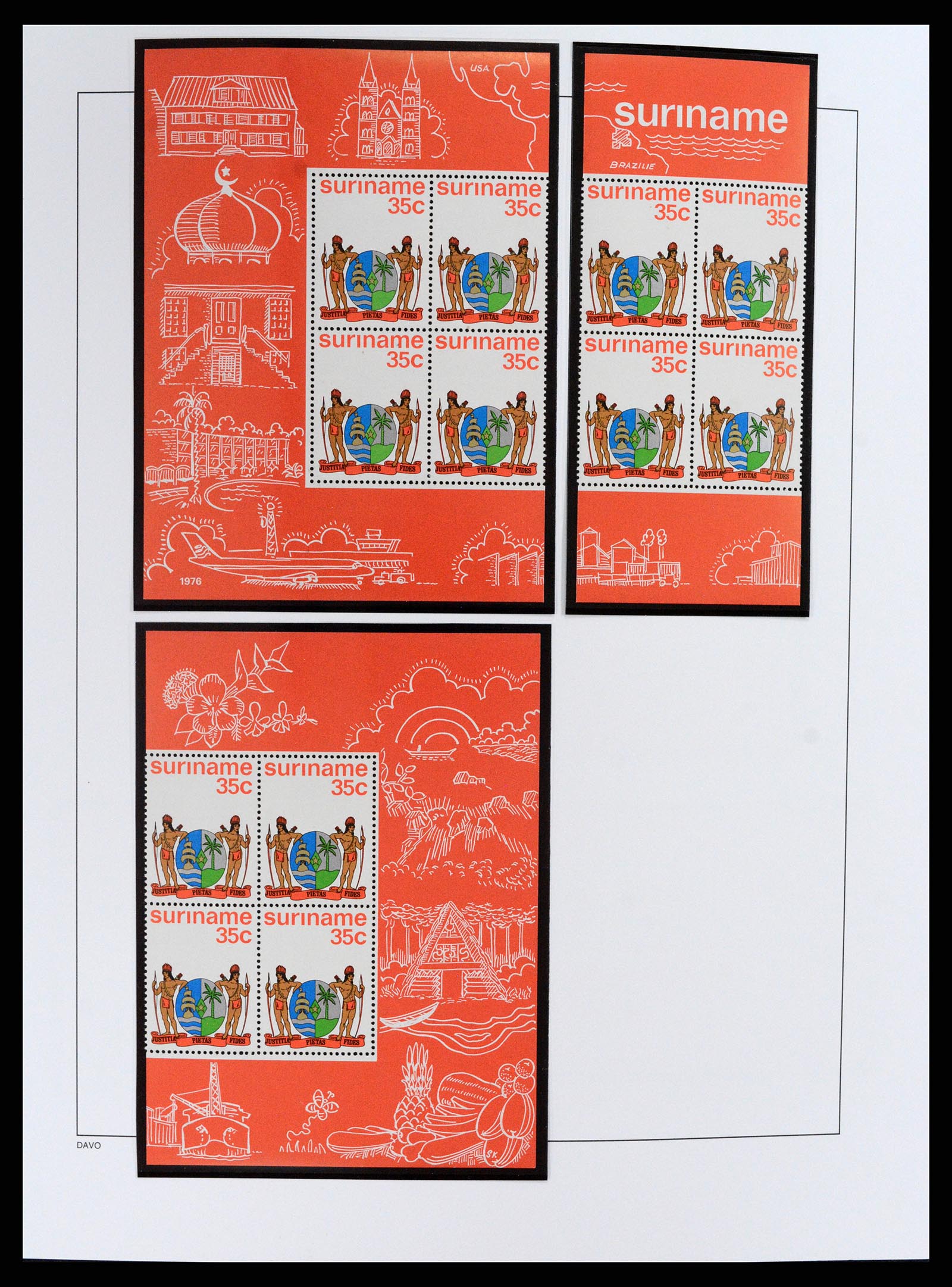 37691 036 - Stamp collection 37691 Suriname 1975-2012.