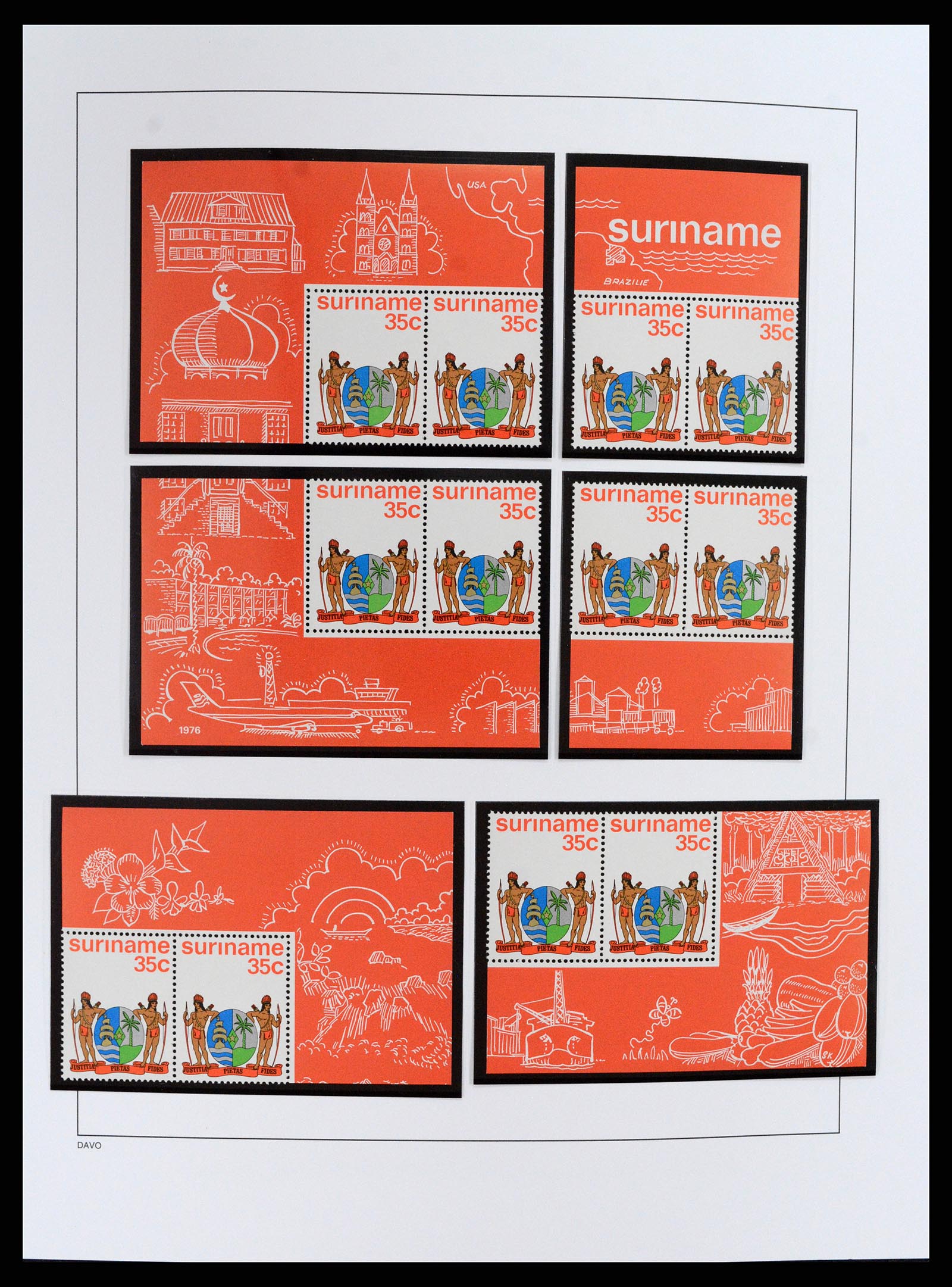 37691 037 - Stamp collection 37691 Suriname 1975-2012.