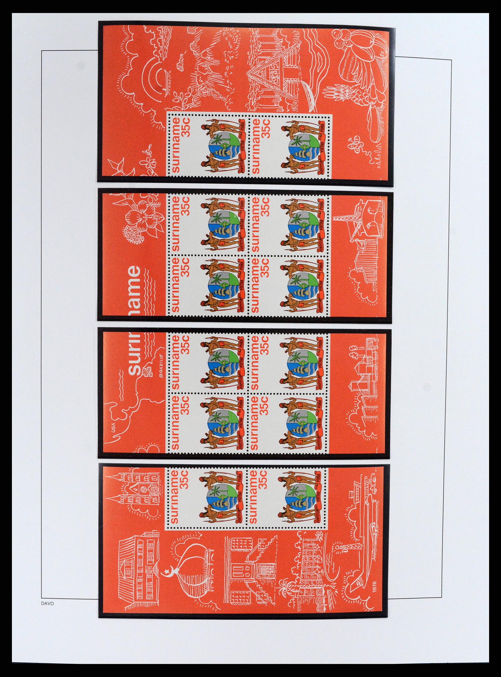 37691 038 - Stamp collection 37691 Suriname 1975-2012.