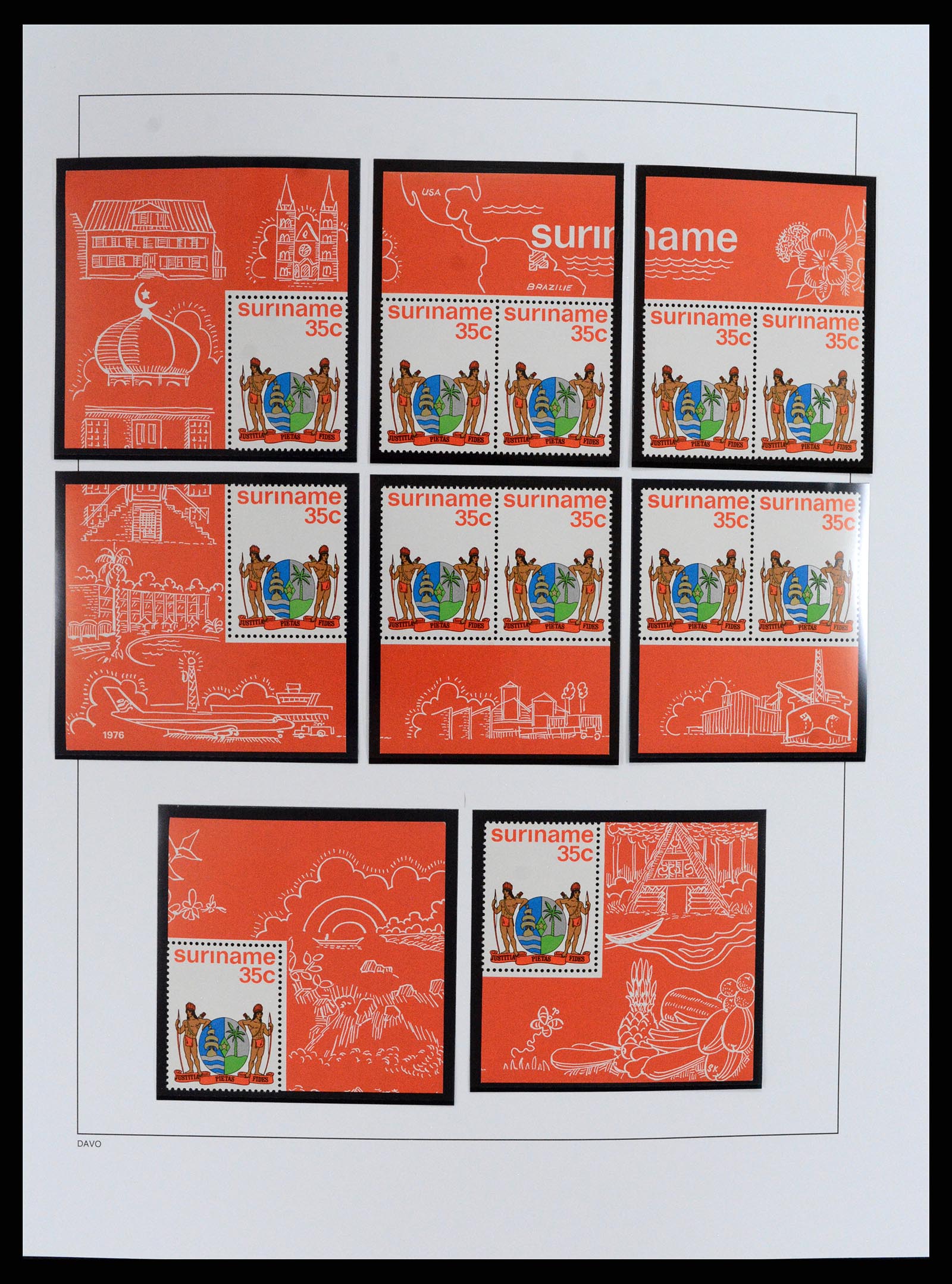 37691 039 - Stamp collection 37691 Suriname 1975-2012.