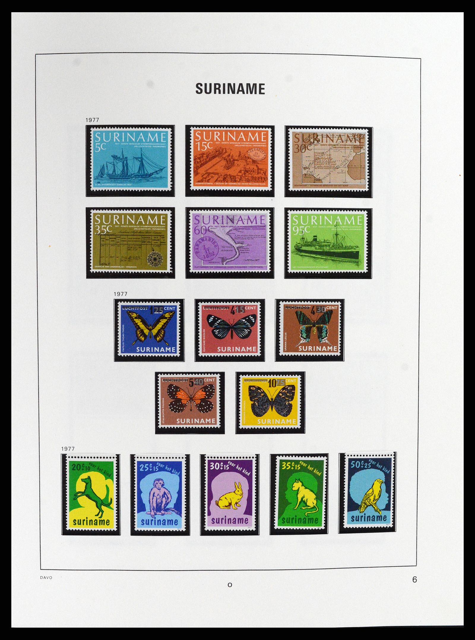 37691 050 - Stamp collection 37691 Suriname 1975-2012.