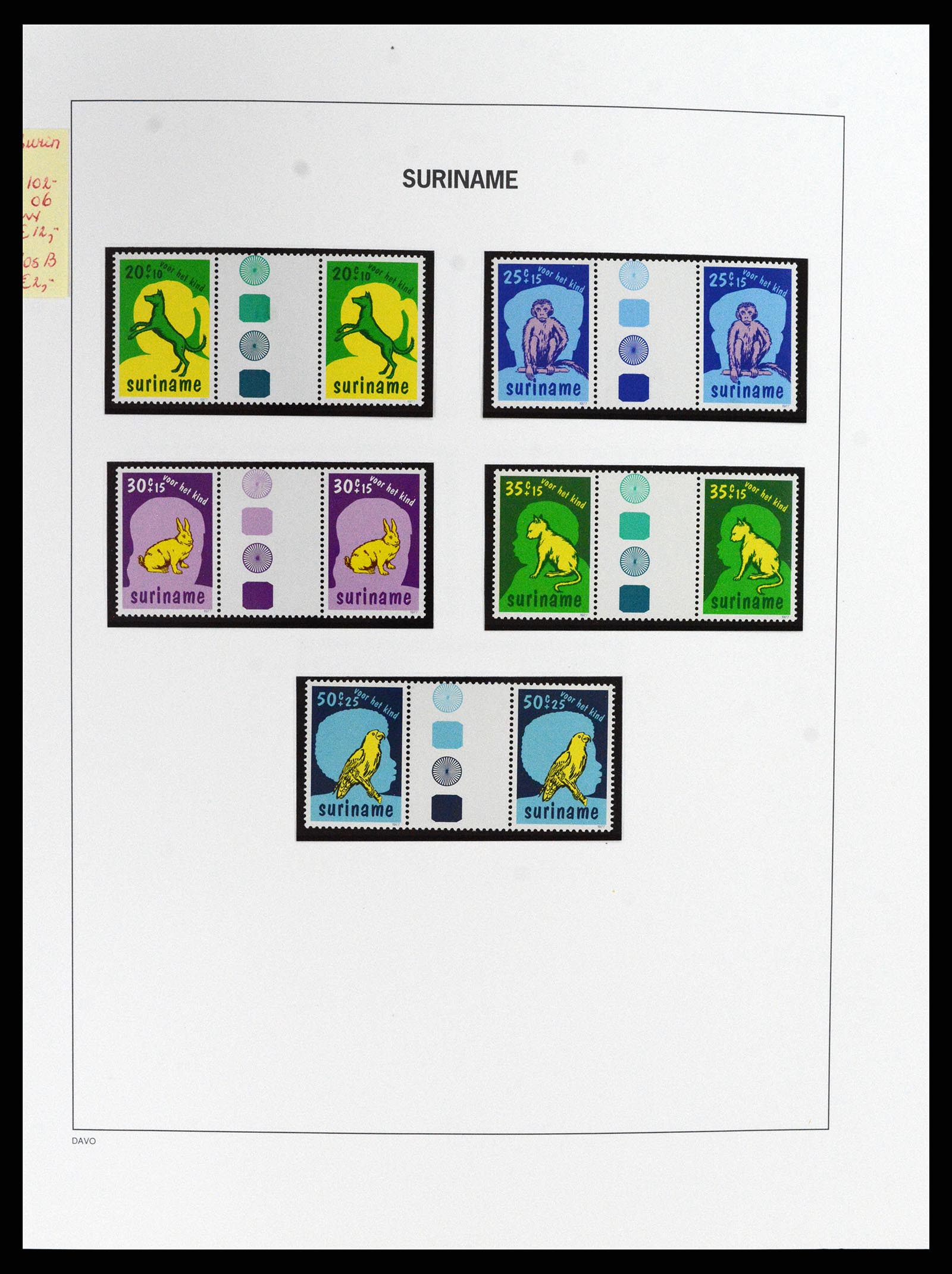 37691 055 - Stamp collection 37691 Suriname 1975-2012.
