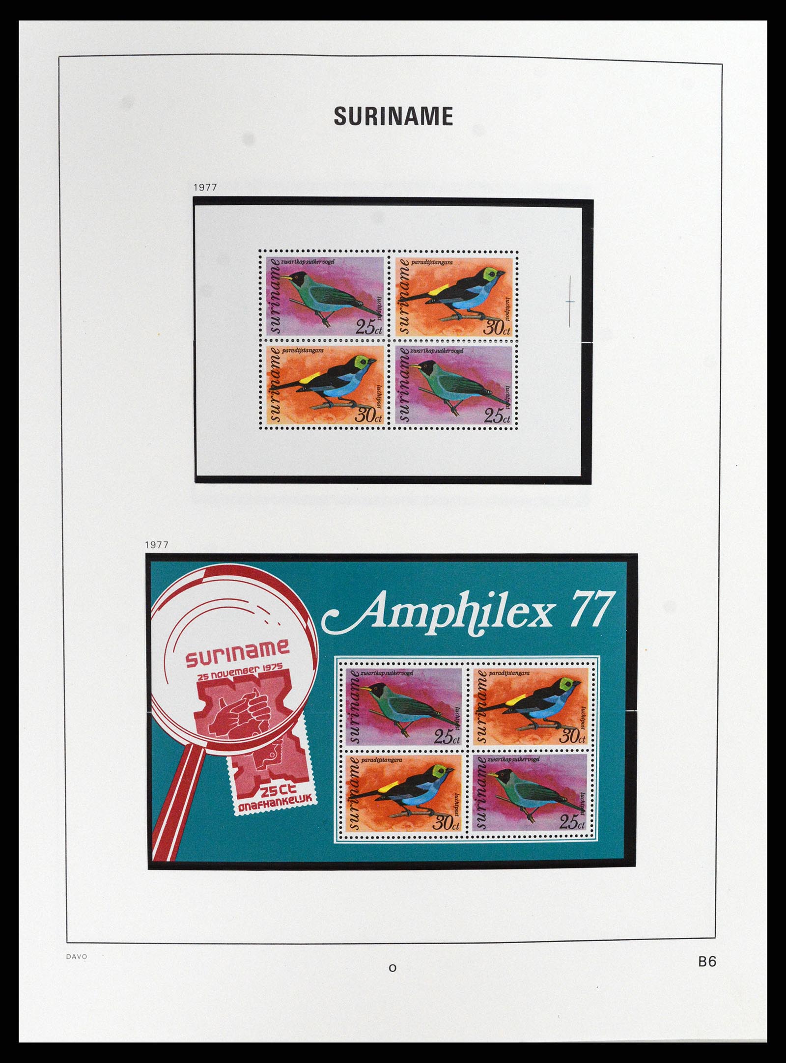 37691 060 - Stamp collection 37691 Suriname 1975-2012.