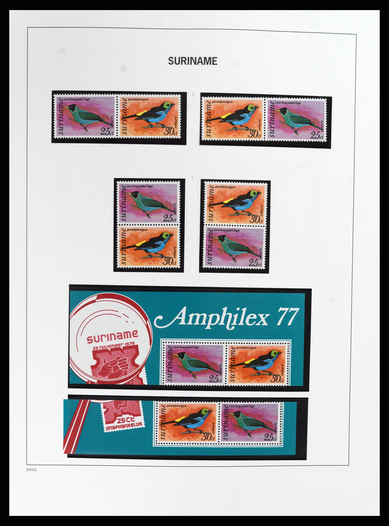 37691 063 - Stamp collection 37691 Suriname 1975-2012.