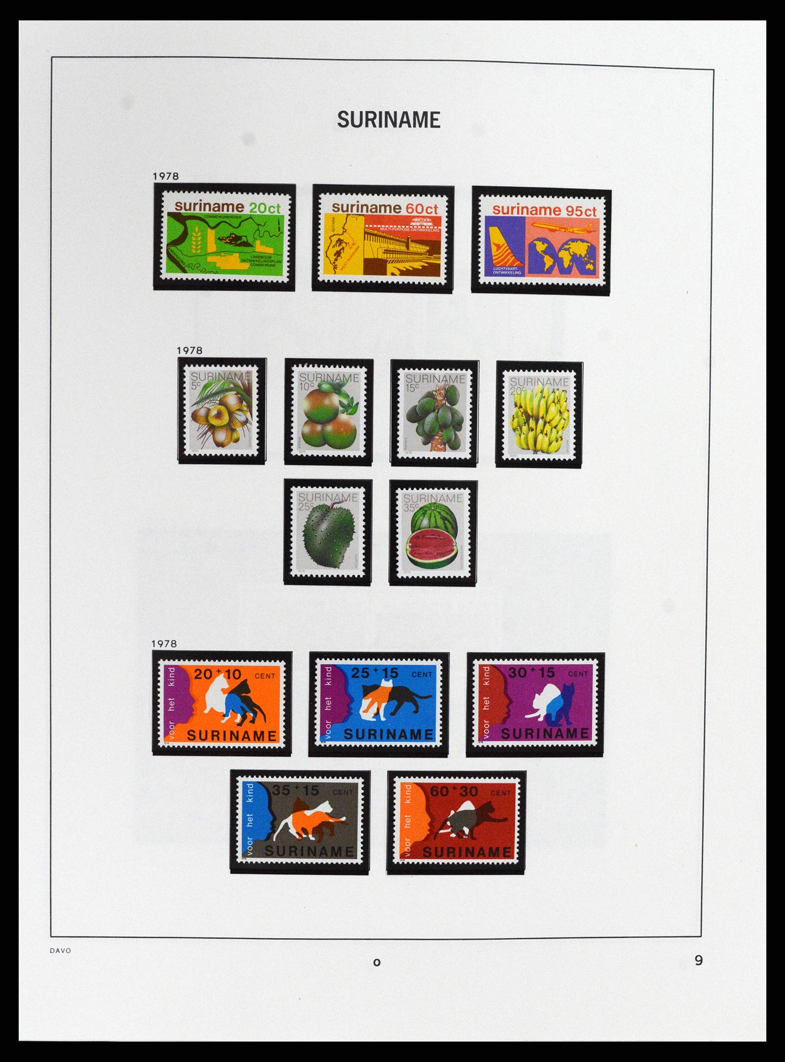 37691 068 - Stamp collection 37691 Suriname 1975-2012.