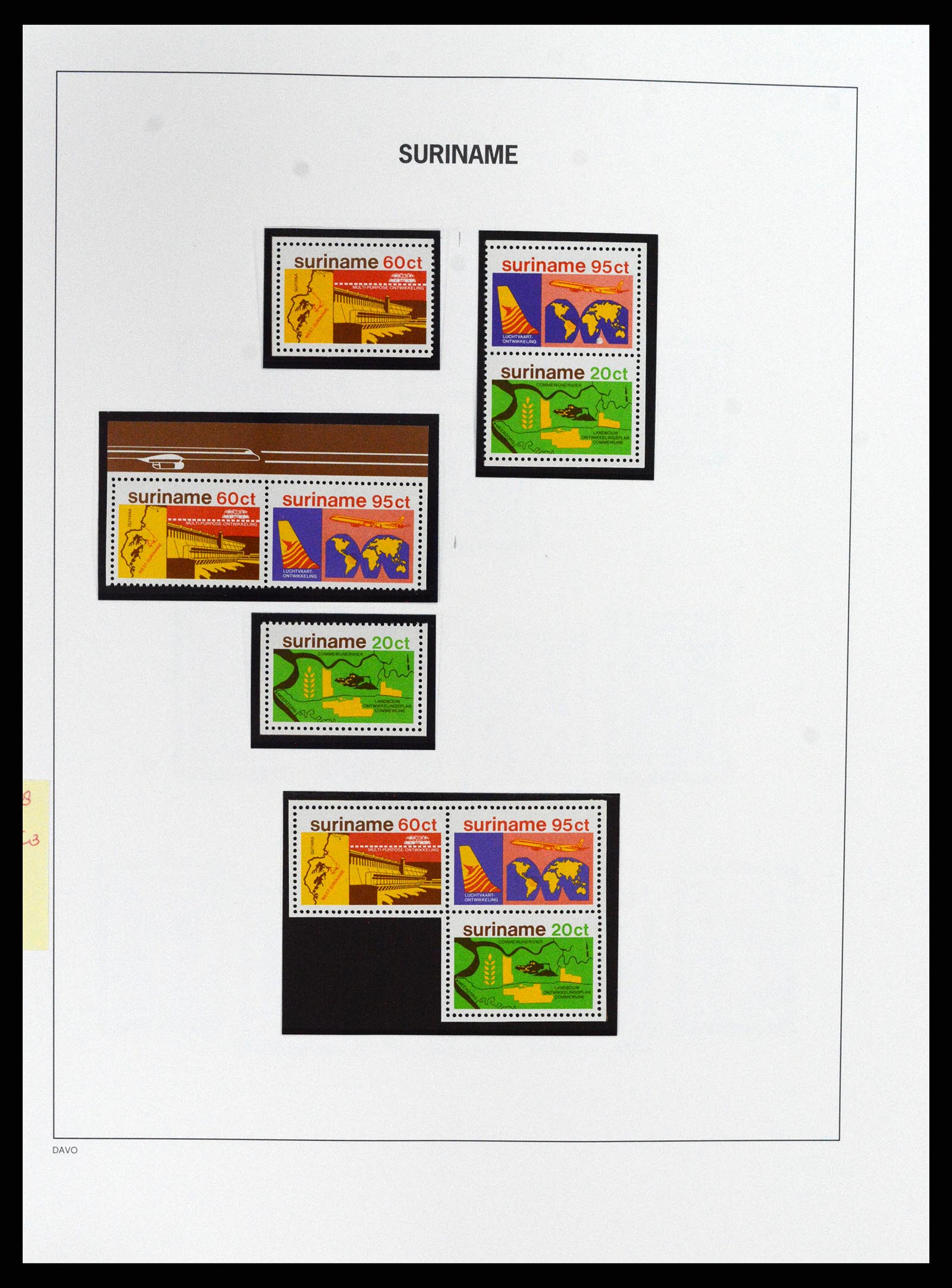 37691 073 - Stamp collection 37691 Suriname 1975-2012.