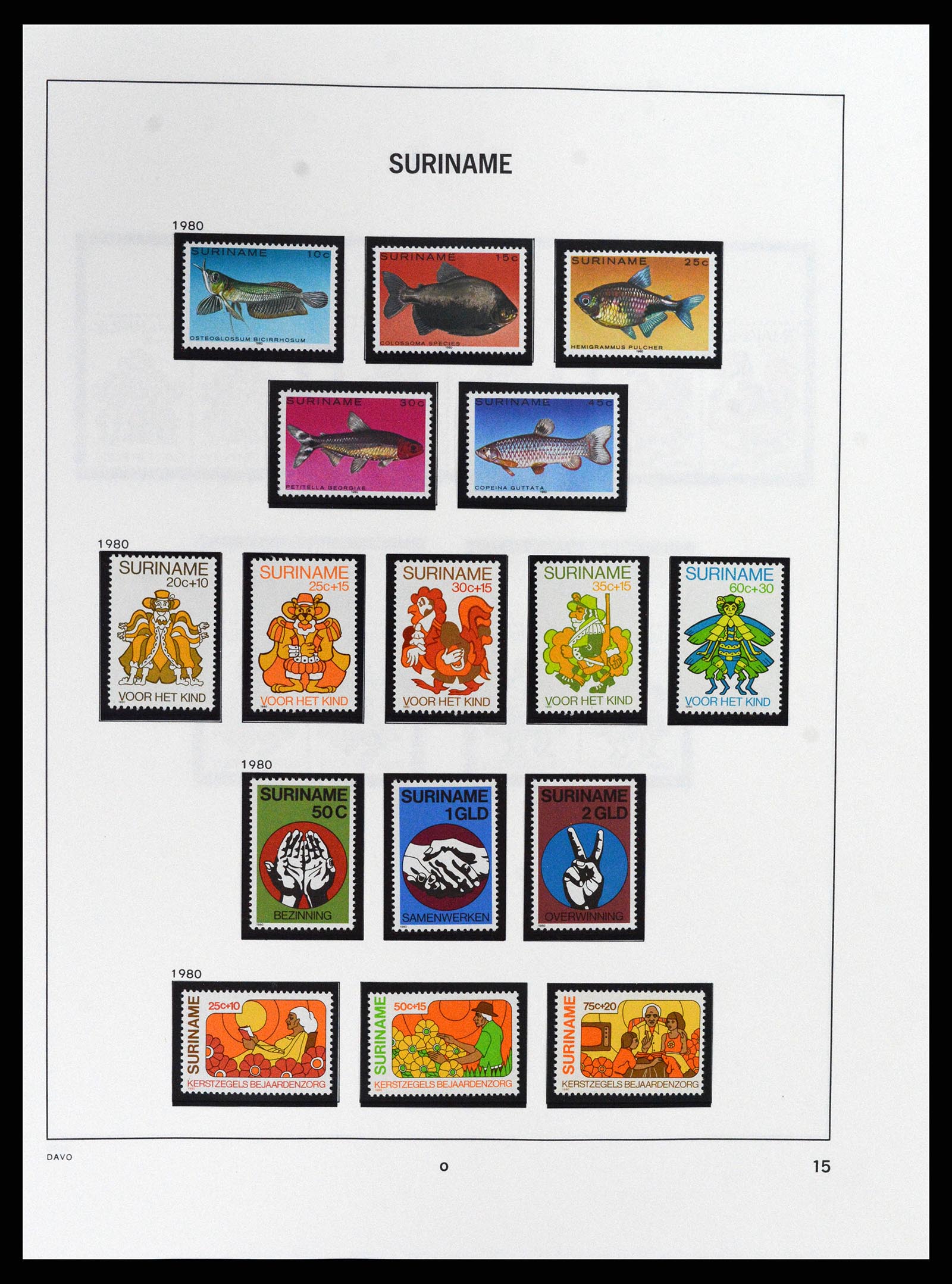 37691 088 - Stamp collection 37691 Suriname 1975-2012.