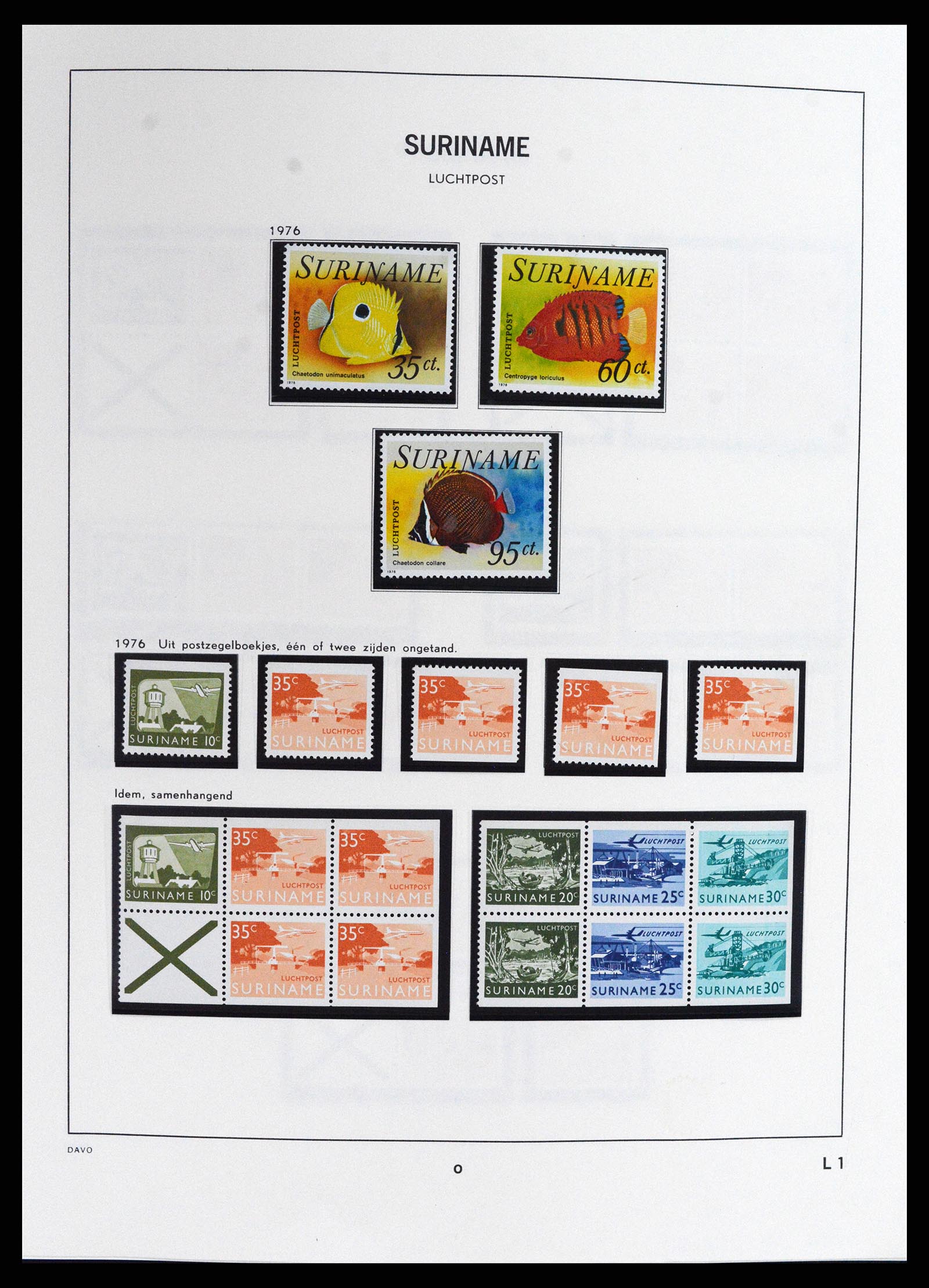 37691 096 - Stamp collection 37691 Suriname 1975-2012.