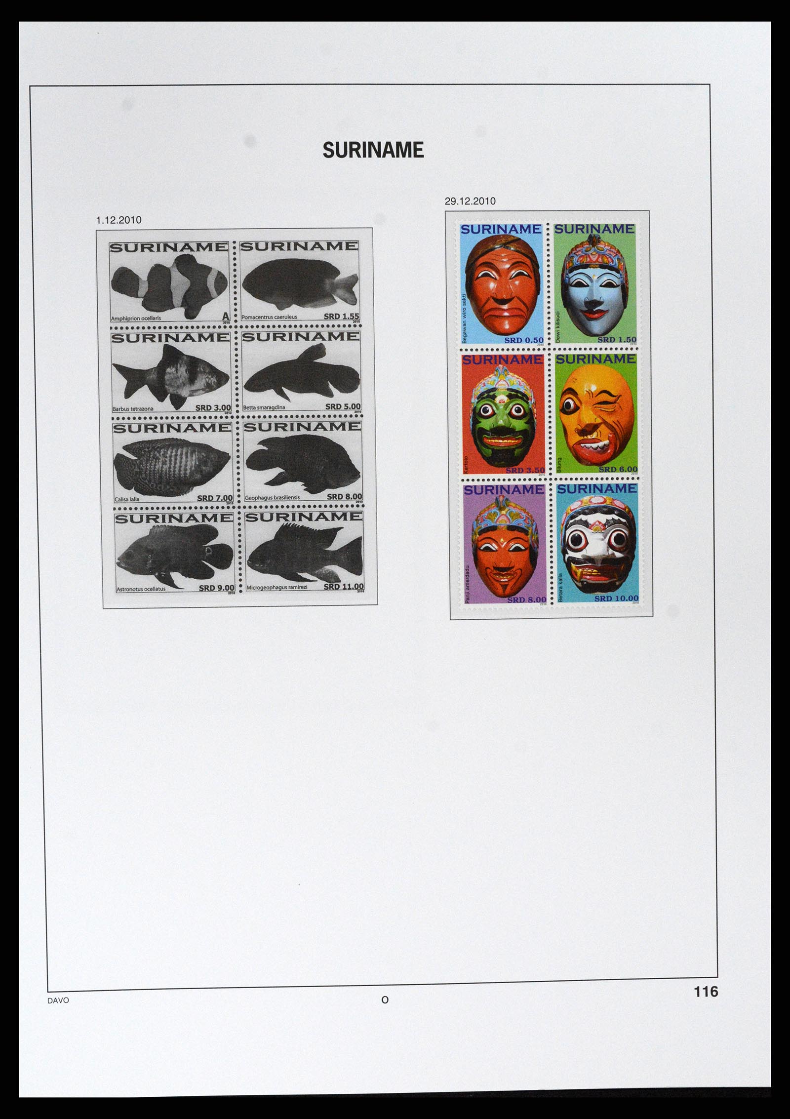 37691 423 - Stamp collection 37691 Suriname 1975-2012.