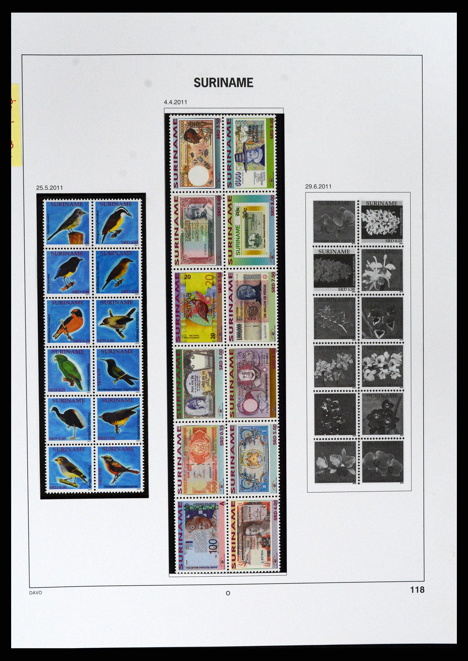 37691 428 - Stamp collection 37691 Suriname 1975-2012.