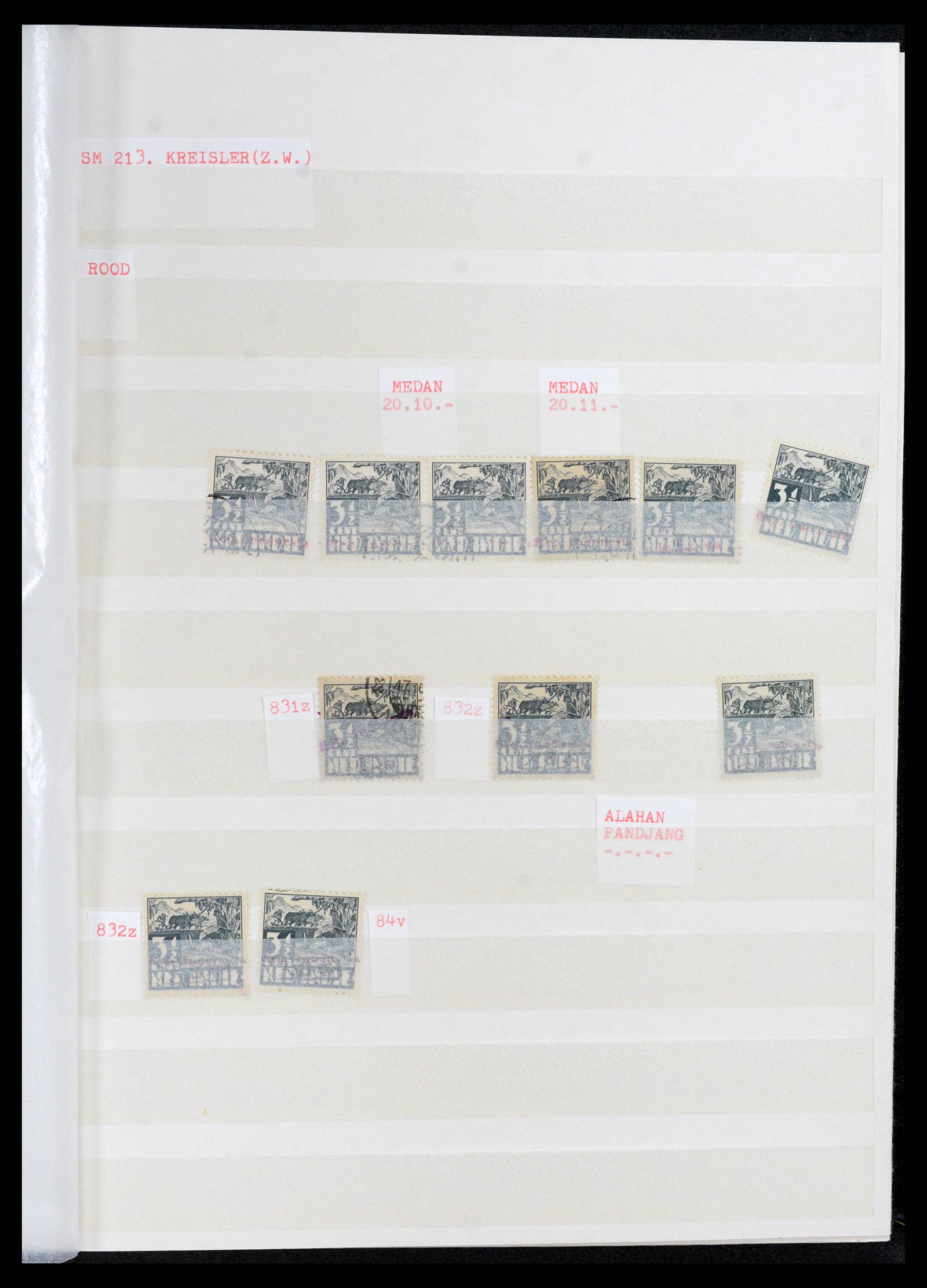 37692 009 - Postzegelverzameling 37692 Indonesië interimperiode 1945-1499.