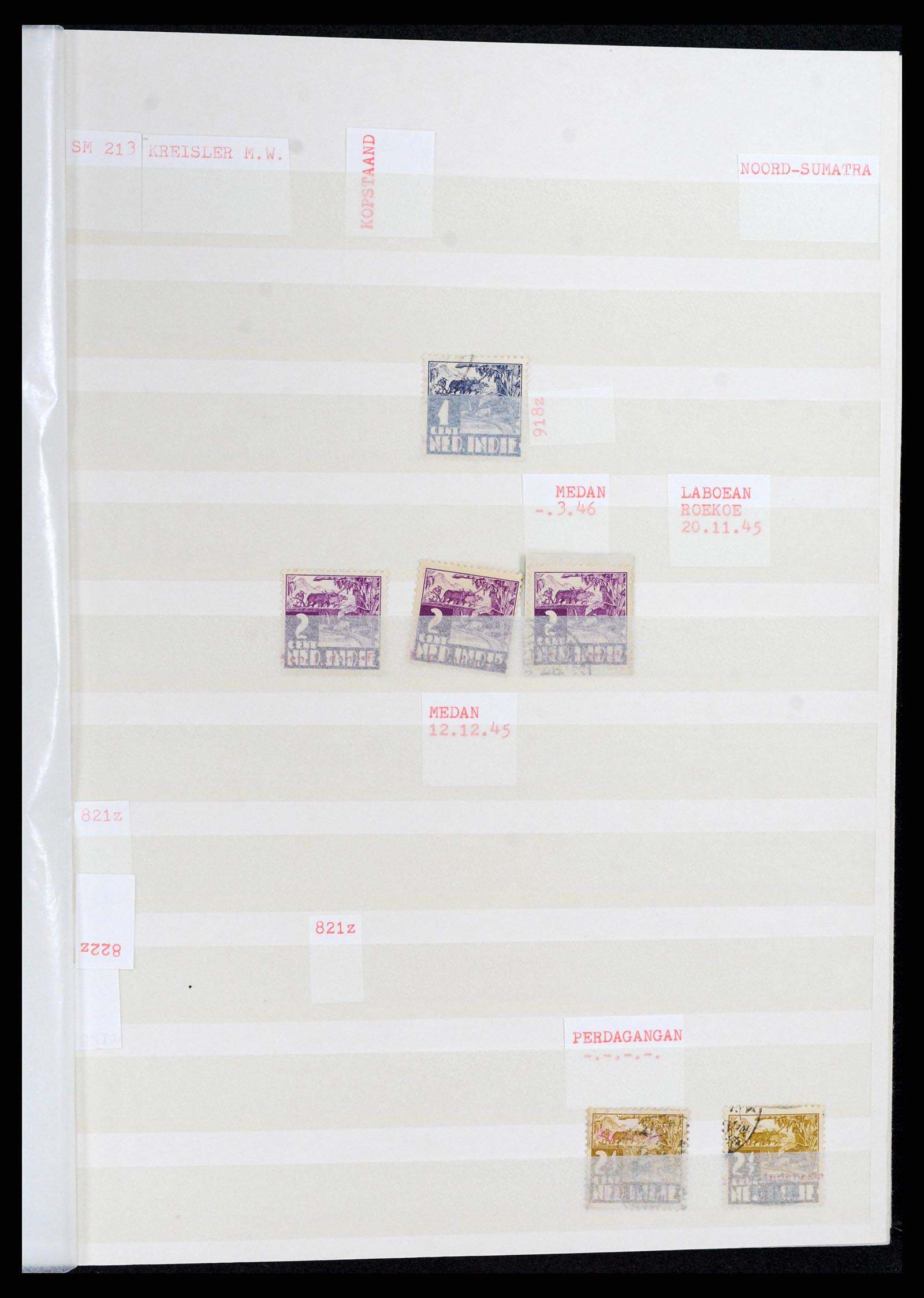 37692 015 - Postzegelverzameling 37692 Indonesië interimperiode 1945-1499.