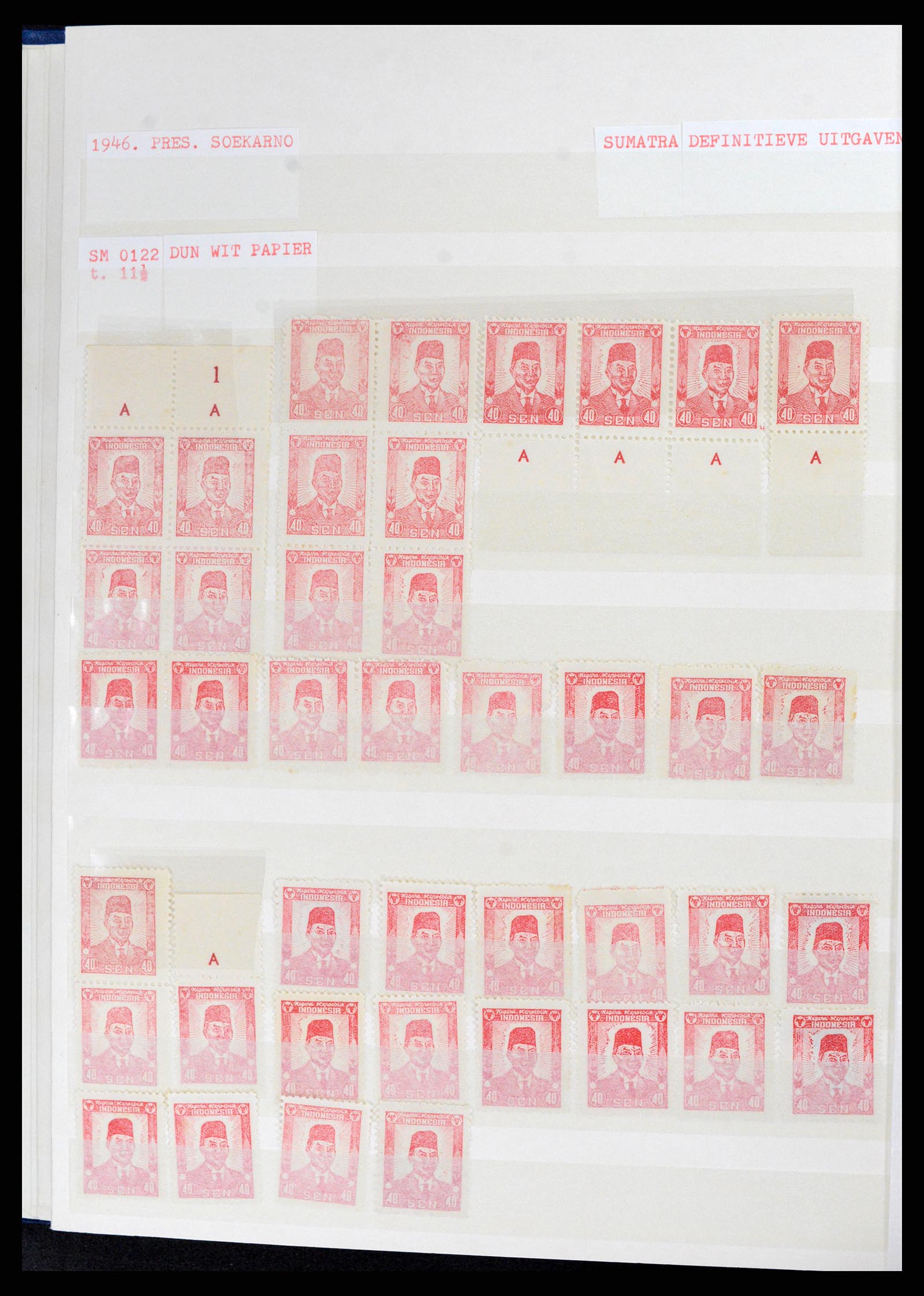 37692 096 - Stamp collection 37692 Indonesia interimperiod 1945-1499.