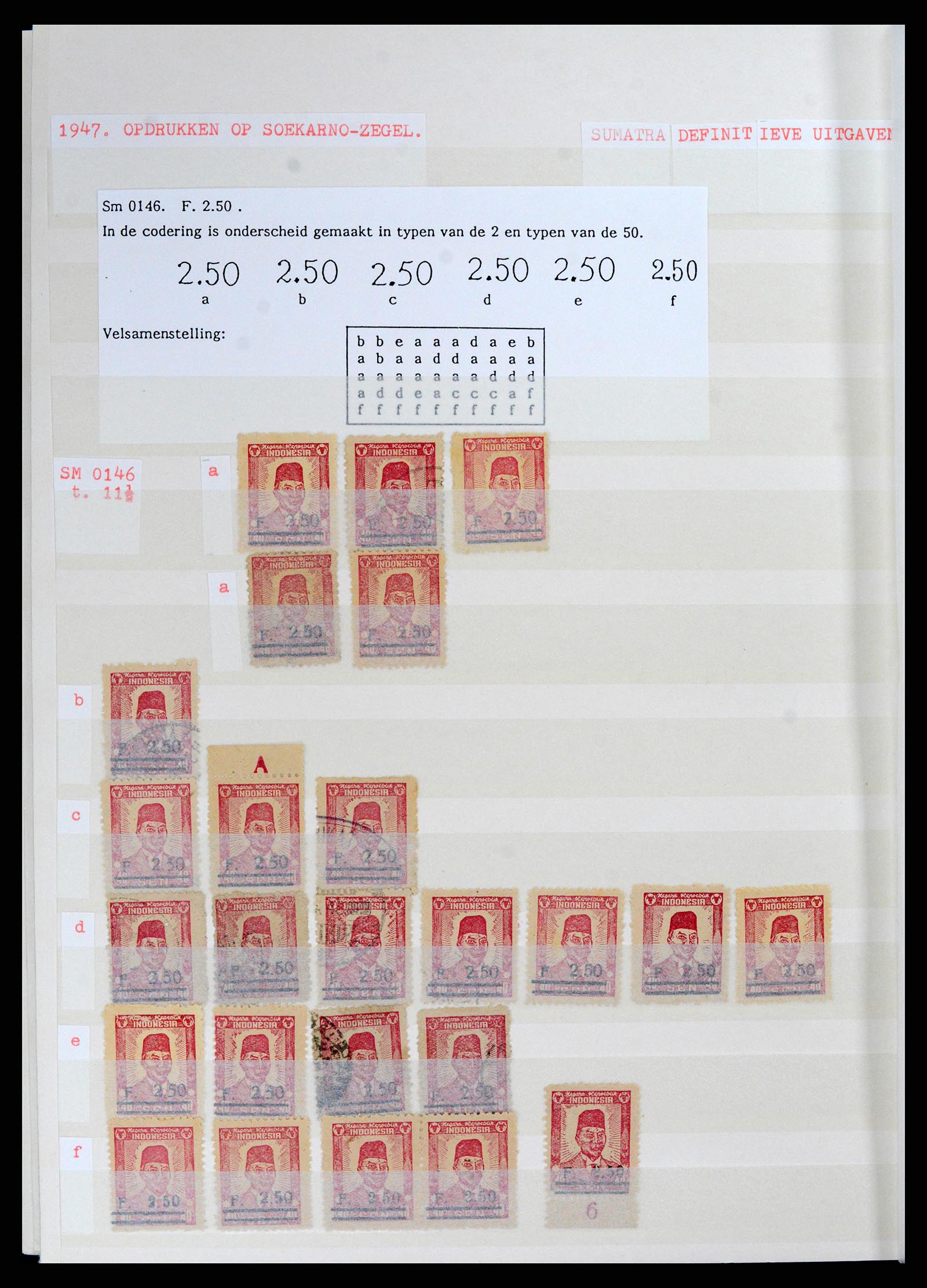 37692 124 - Stamp collection 37692 Indonesia interimperiod 1945-1499.