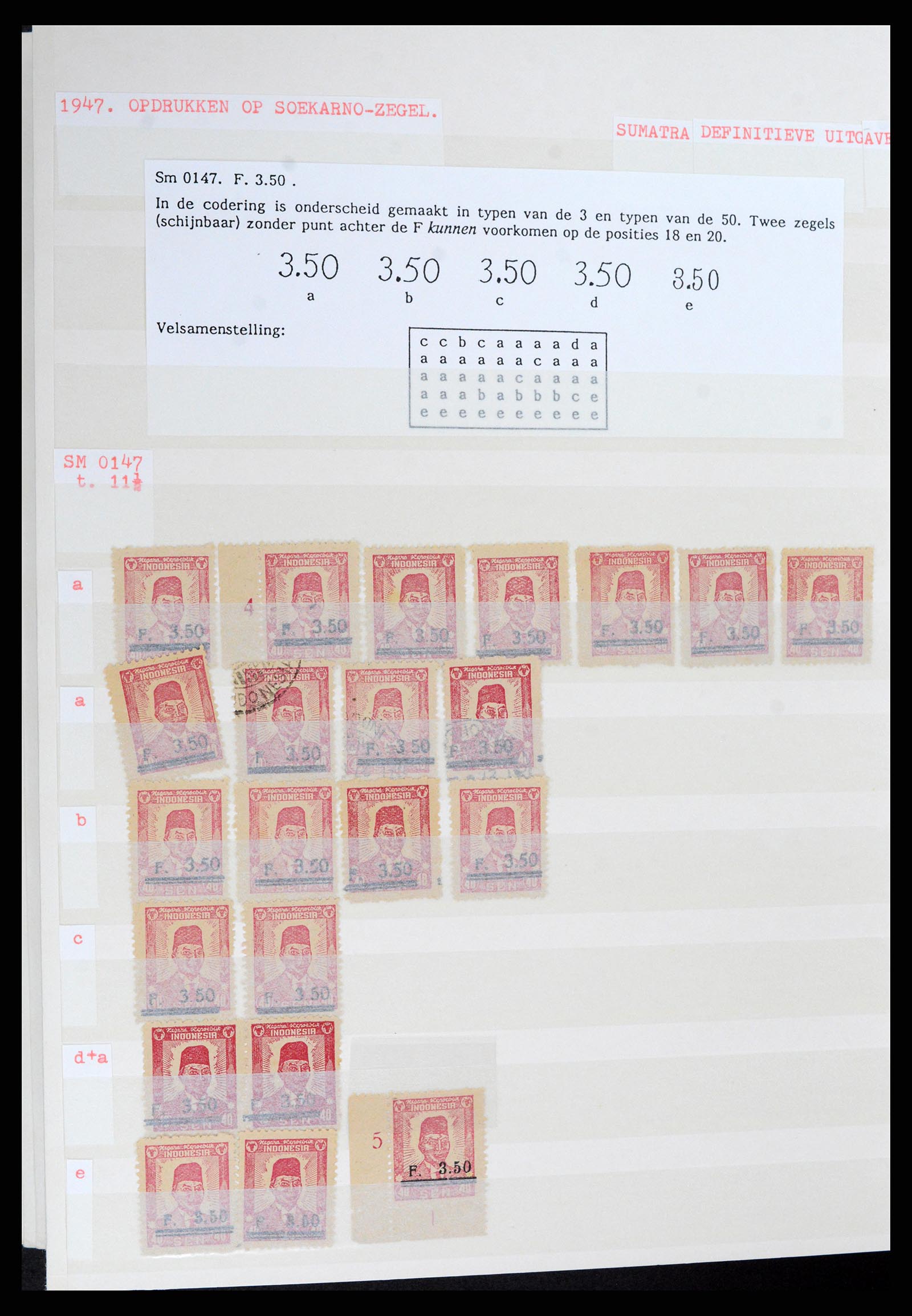 37692 130 - Stamp collection 37692 Indonesia interimperiod 1945-1499.