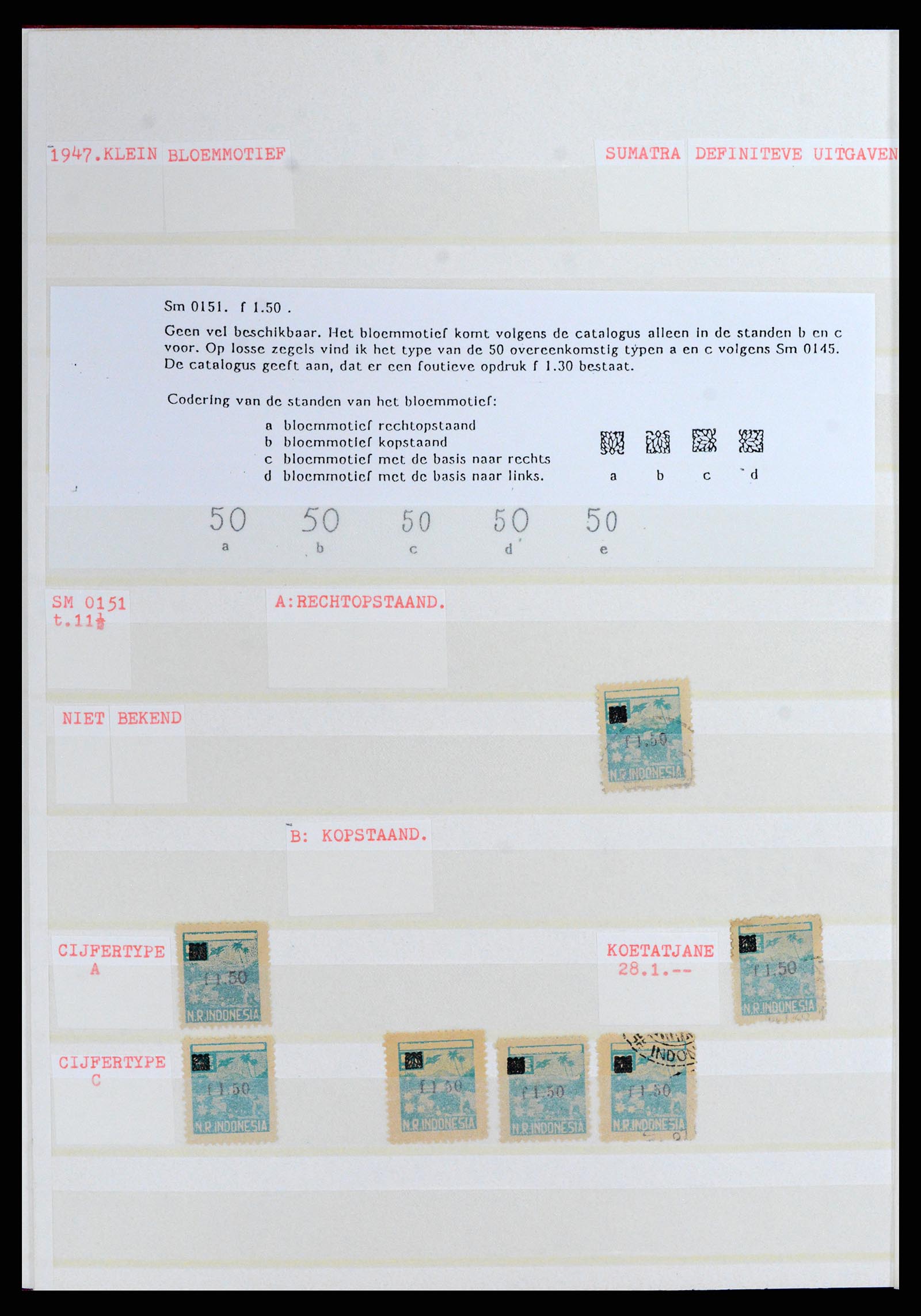 37692 137 - Stamp collection 37692 Indonesia interimperiod 1945-1499.